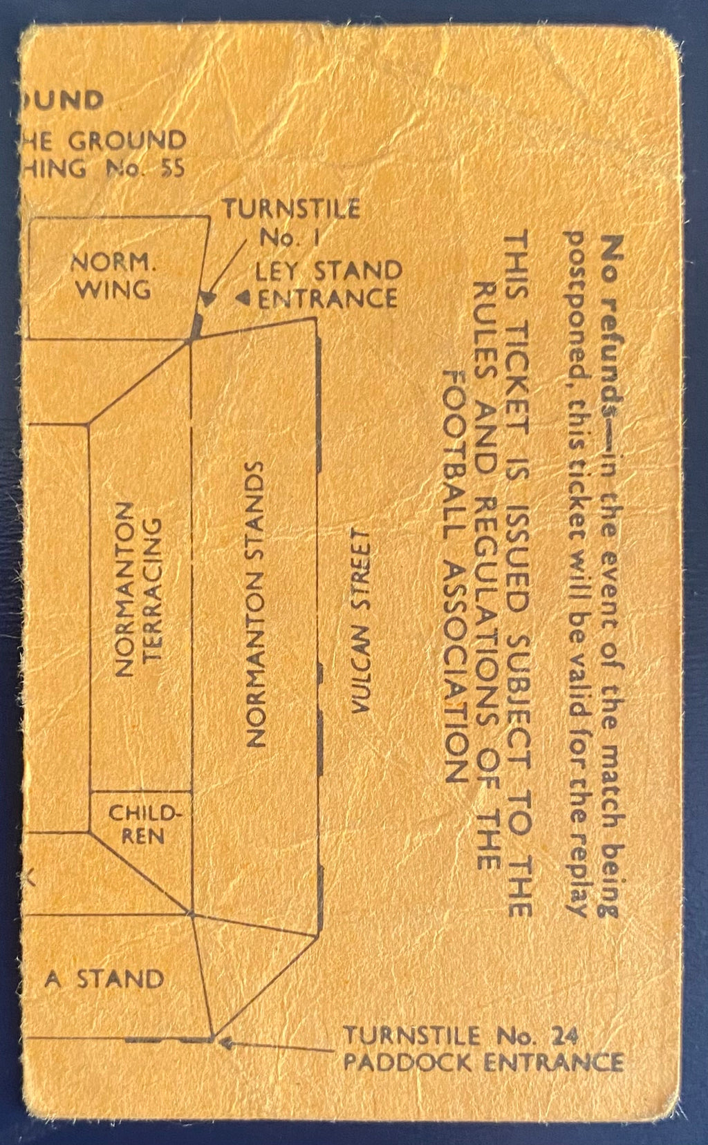1972/73 ORIGINAL EUROPEAN CUP QUARTER FINAL 2ND LEG TICKET DERBY COUNTY V SPARTAK TRNAVA