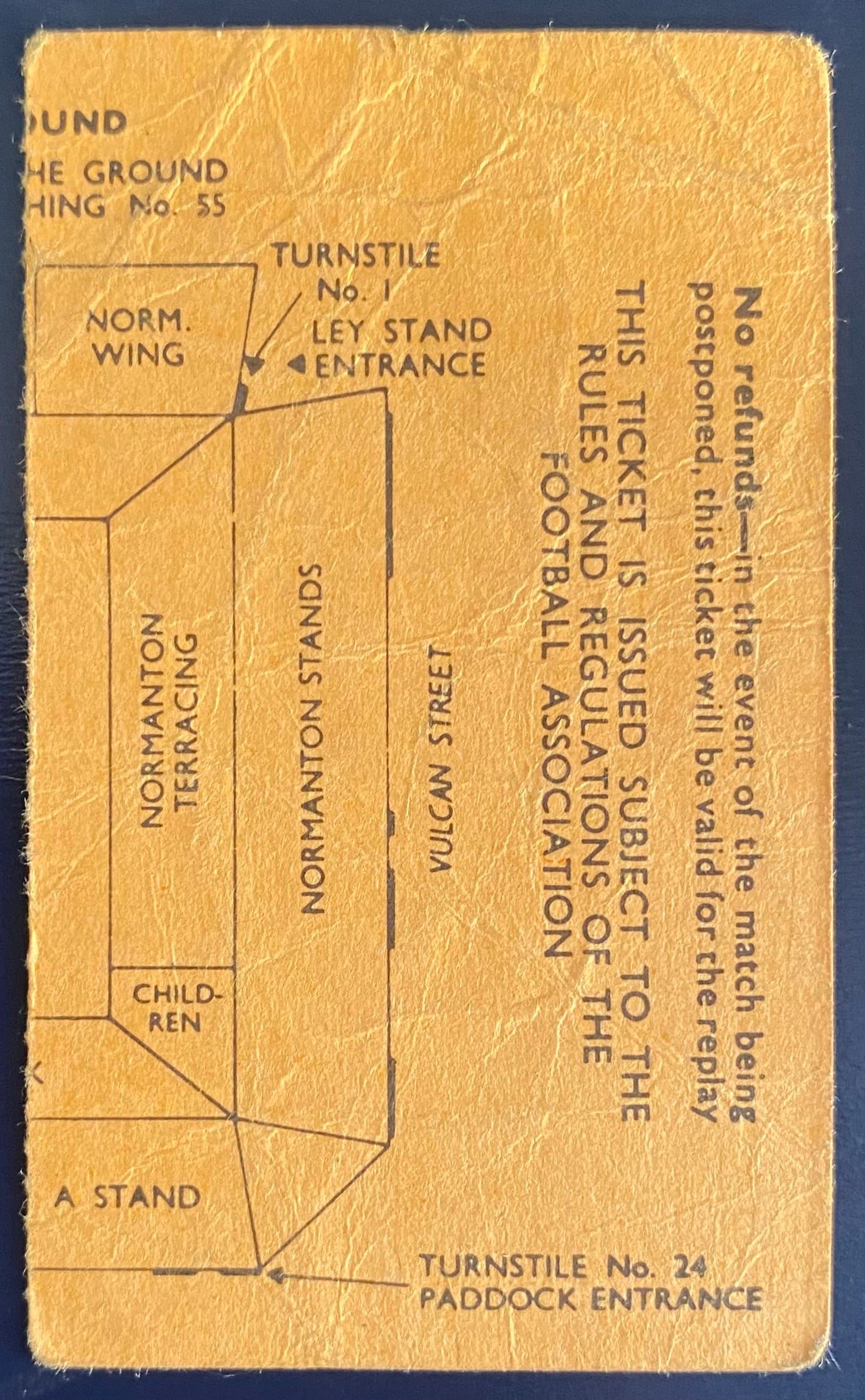 1972/73 ORIGINAL EUROPEAN CUP QUARTER FINAL 2ND LEG TICKET DERBY COUNTY V SPARTAK TRNAVA