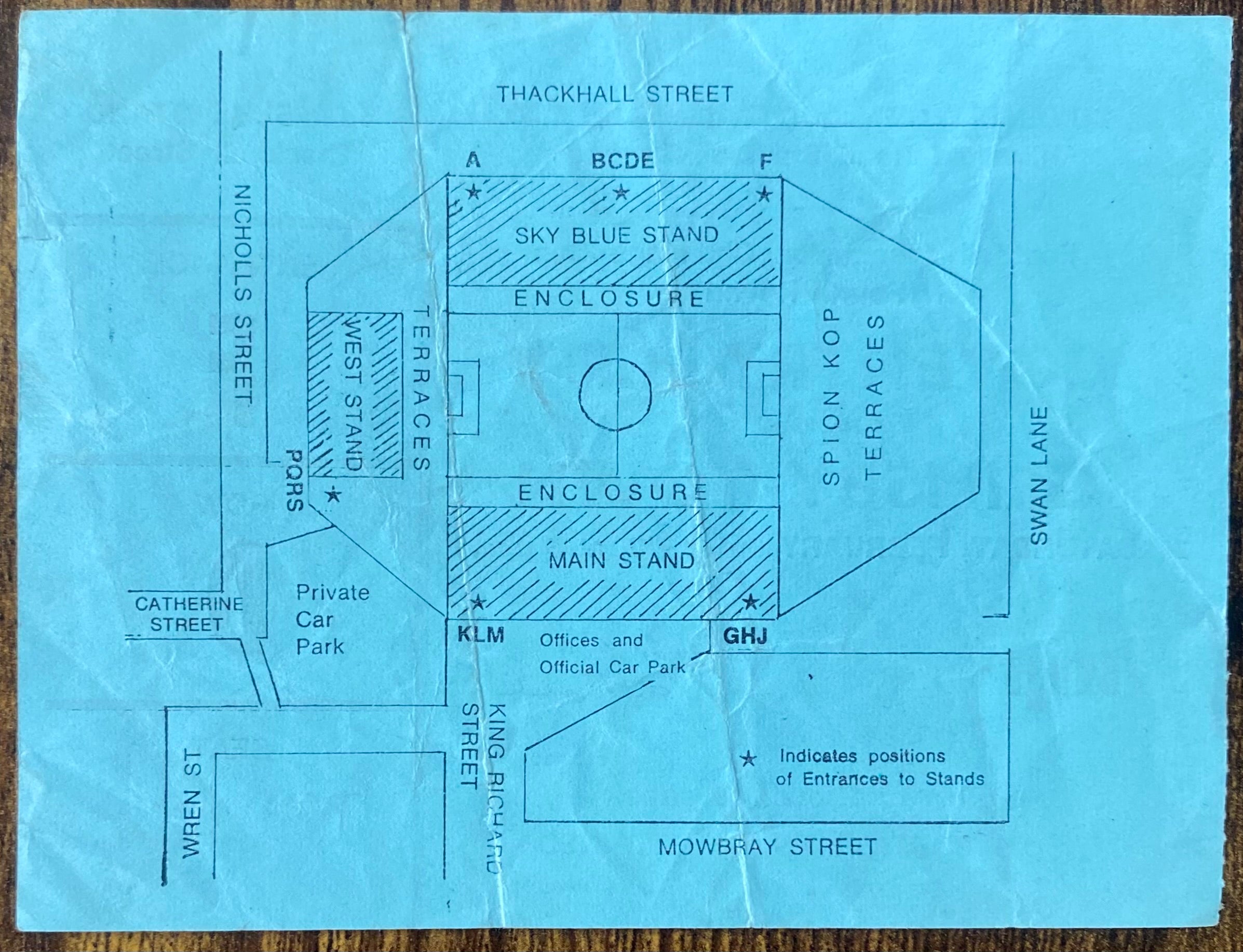 1972/73 ORIGINAL FA CUP 4TH ROUND  TICKET COVENTRY CITY V GRIMSBY TOWN
