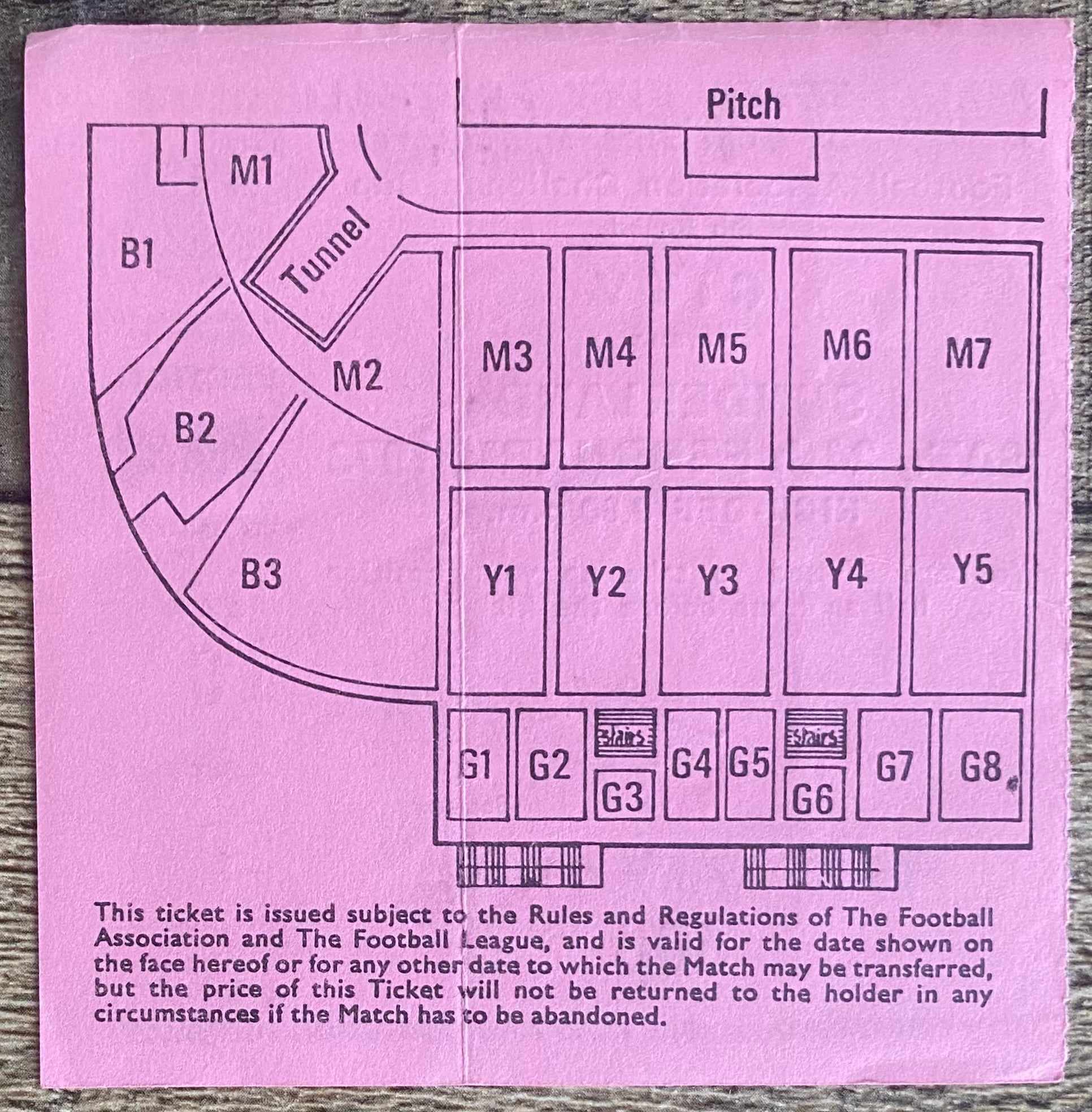 1972/73 ORIGINAL FA CUP 5TH ROUND TICKET MANCHESTER CITY V SUNDERLAND