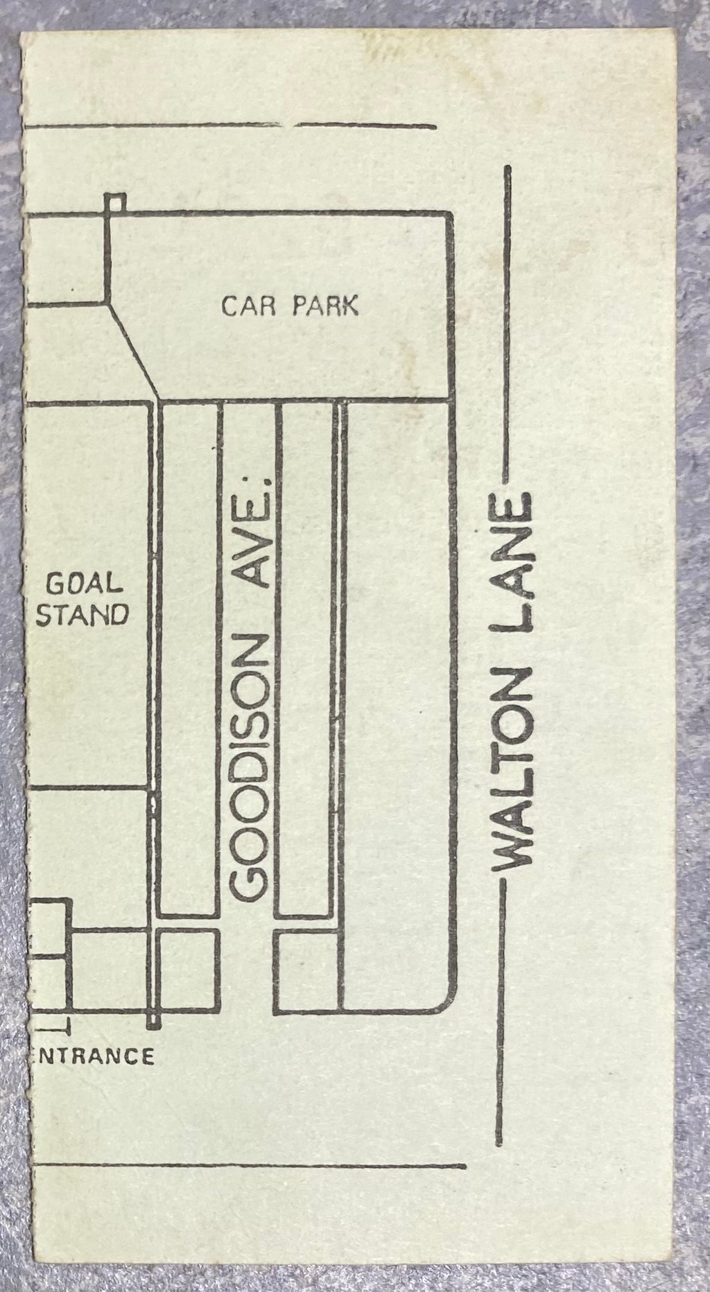 1972/73 ORIGINAL DIVISION ONE TICKET EVERTON V LIVERPOOL