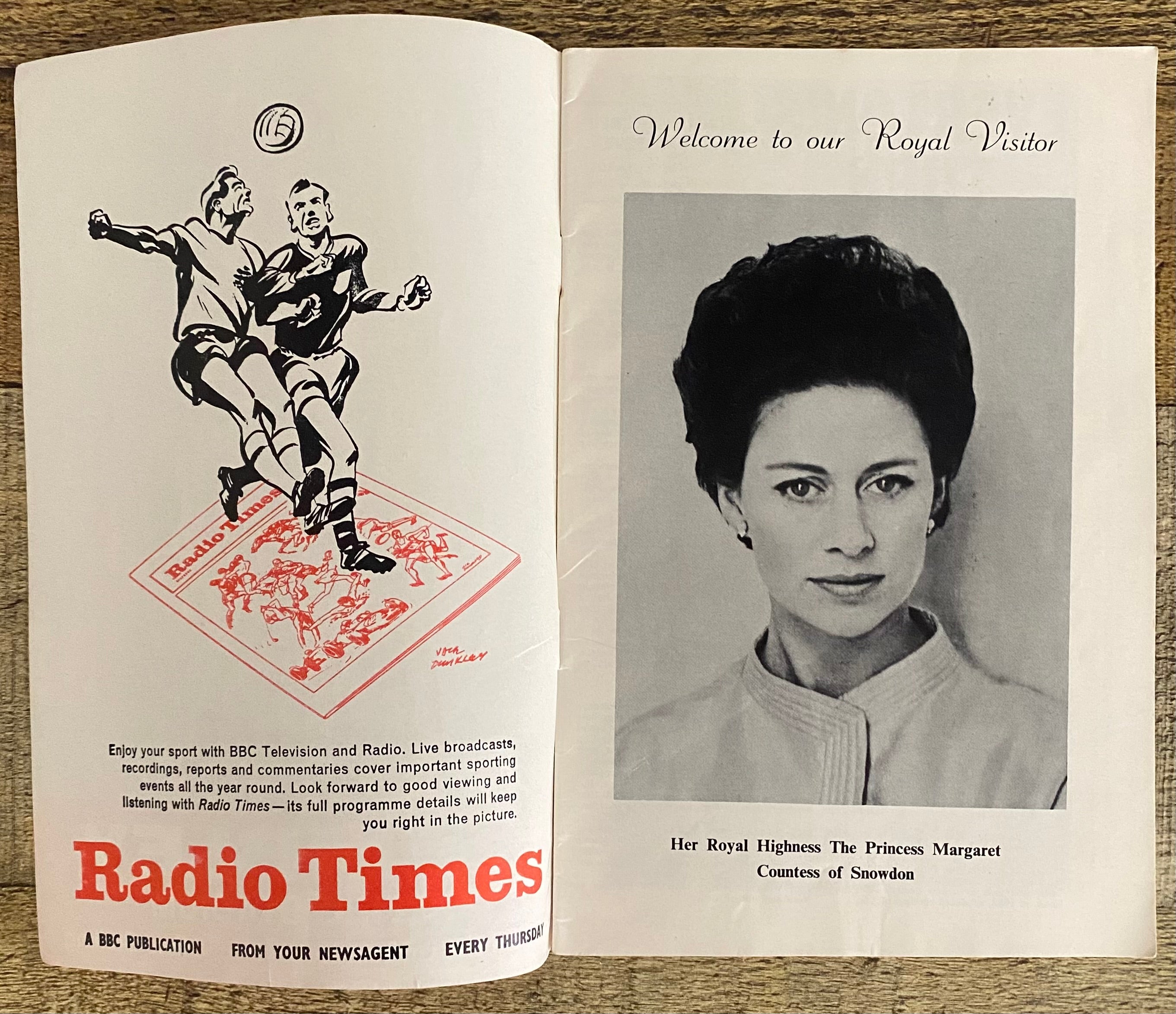 1966 ORIGINAL FA CUP FINAL PROGRAMME EVERTON V SHEFFIELD WEDNESDAY