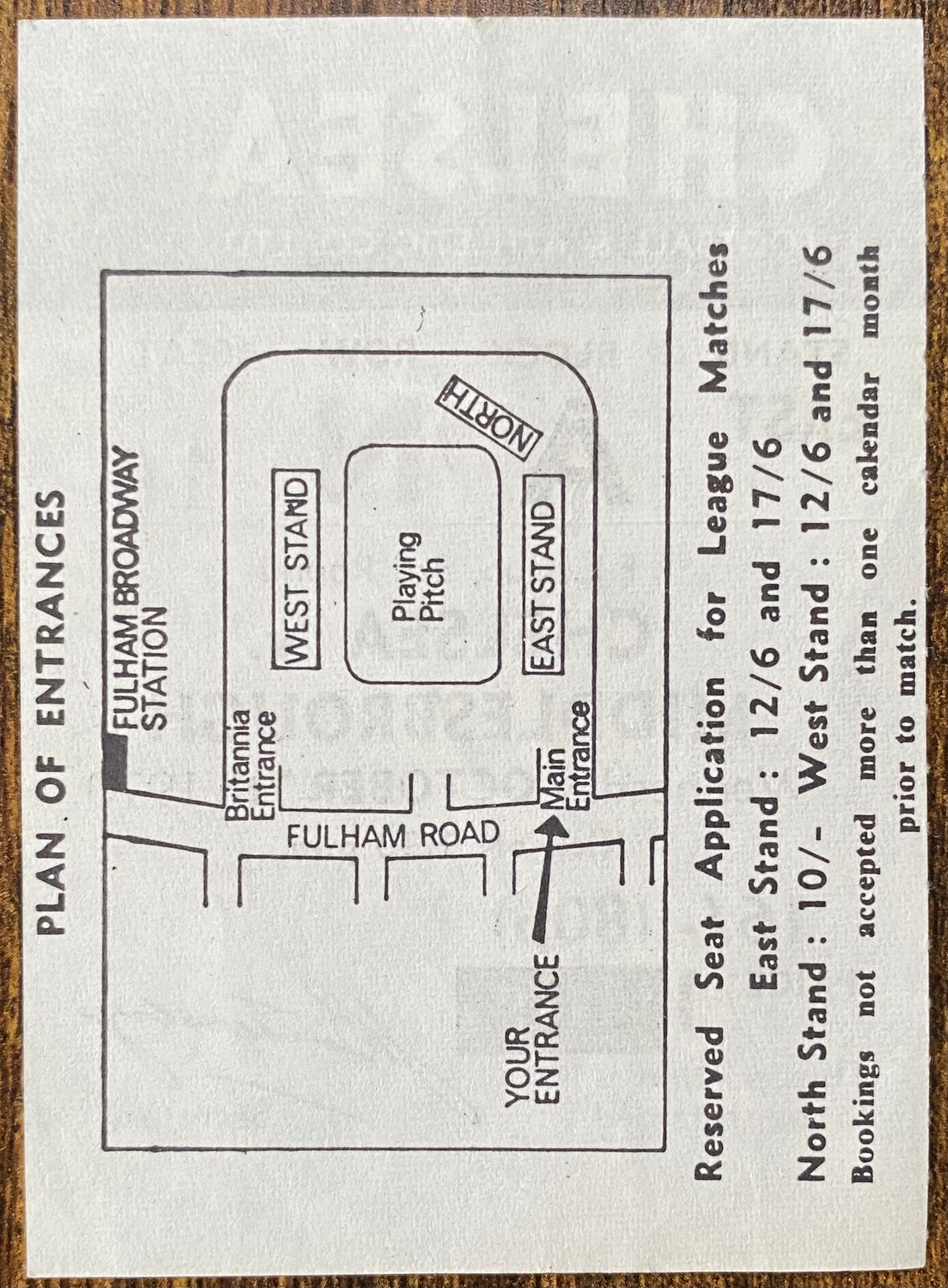 1970/71 ORIGINAL LEAGUE CUP 3RD ROUND TICKET CHELSEA V MIDDLESBROUGH