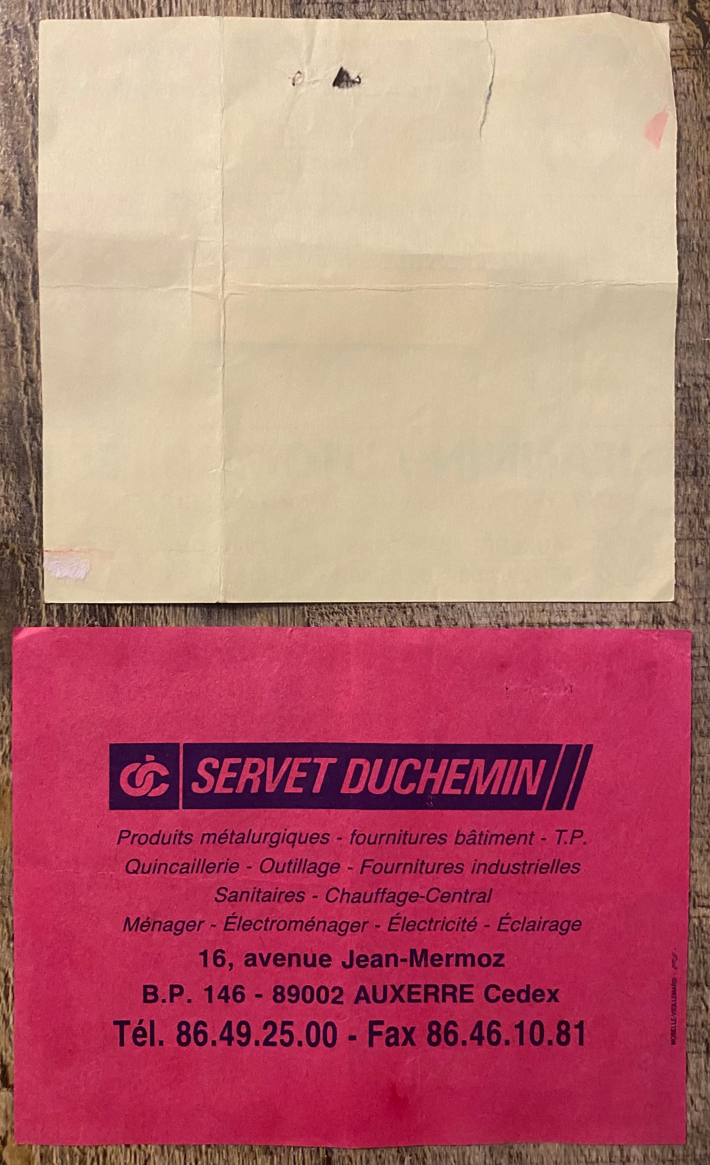 1994/95 ORIGINAL EUROPEAN CUP WINNERS CUP QUARTER FINAL 2ND LEG TICKETS AUXERRE V ARSENAL