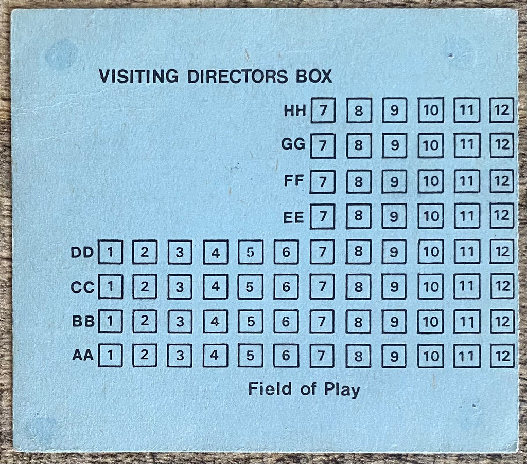 1974/75 ORIGINAL DIVISION 1 TICKET BURNLEY V WOLVERHAMPTON WANDERERS