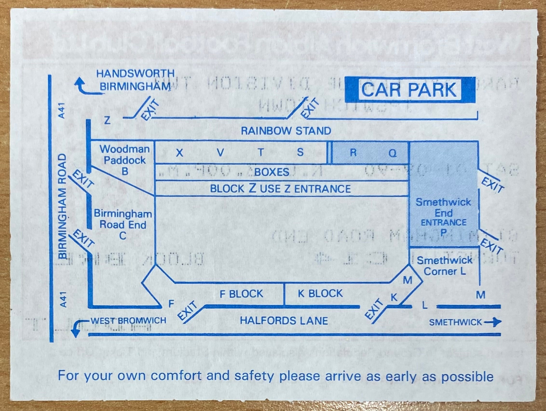 1990/91 ORIGINAL DIVISION 2 TICKET WEST BROMWICH ALBION V IPSWICH TOWN