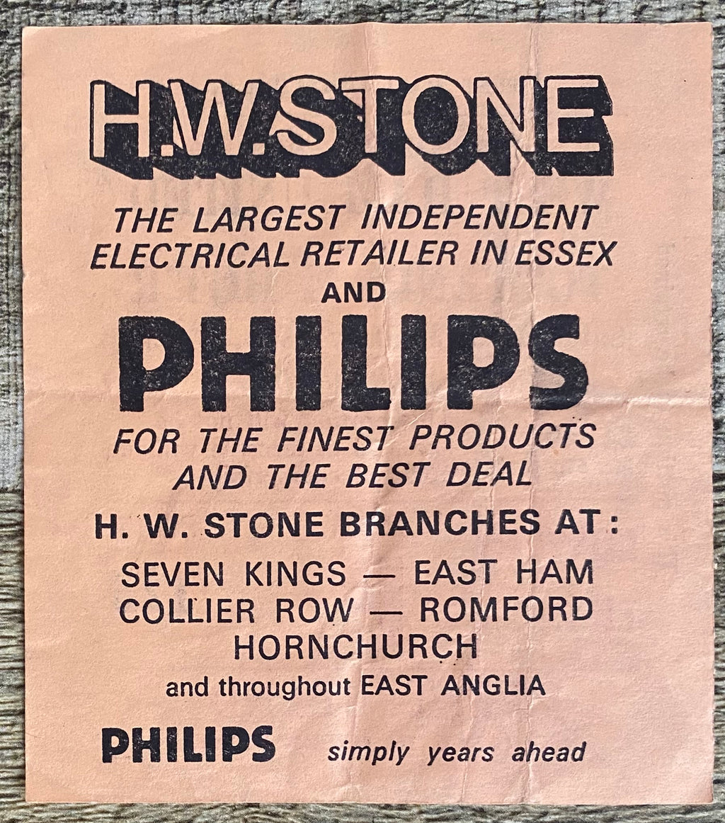 1982/83 ORIGINAL DIVISION ONE TICKET WEST HAM UNITED V TOTTENHAM HOTSPUR