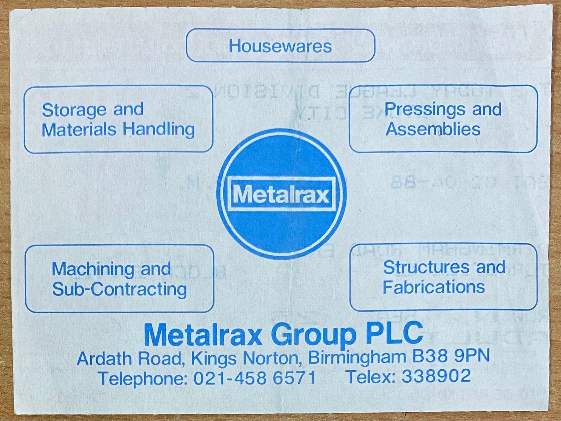 1987/88 ORIGINAL DIVISION 2 TICKET WEST BROMWICH ALBION V STOKE CITY