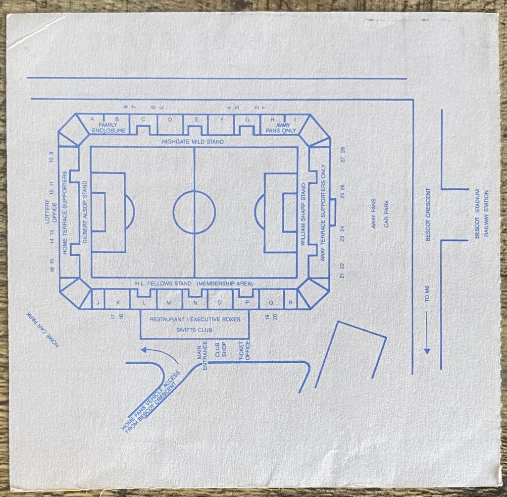 1992/93 ORIGINAL DIVISION 3 PLAY OFF 2ND LEG TICKET WALSALL V CREWE ALEXANDRA