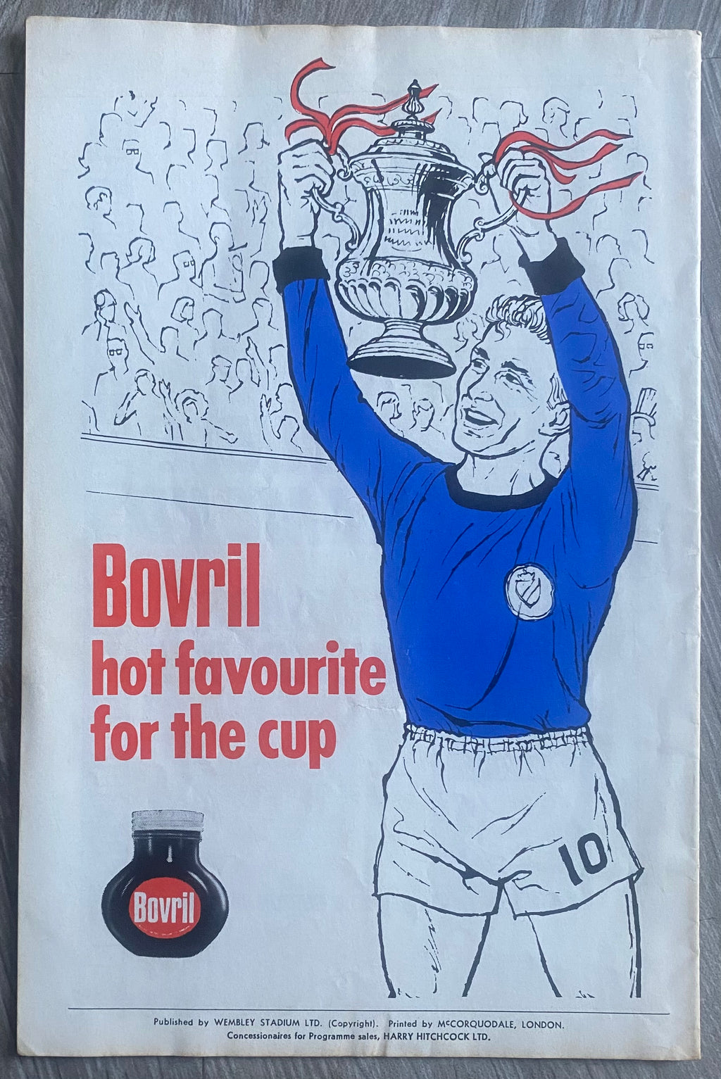 1968 ORIGINAL EUROPEAN CUP FINAL PROGRAMME MANCHESTER UNITED V BENFICA