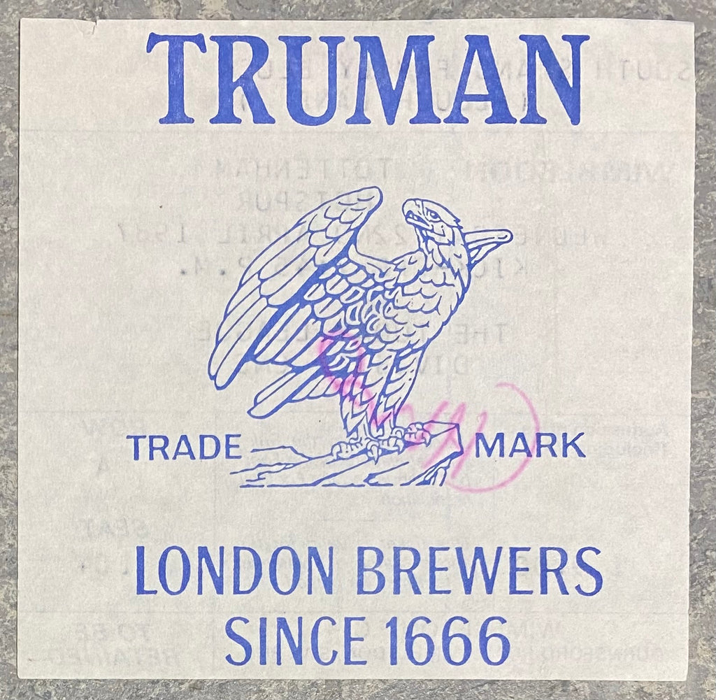 1986/87 ORIGINAL DIVISION ONE TICKET WIMBLEDON V TOTTENHAM HOTSPUR