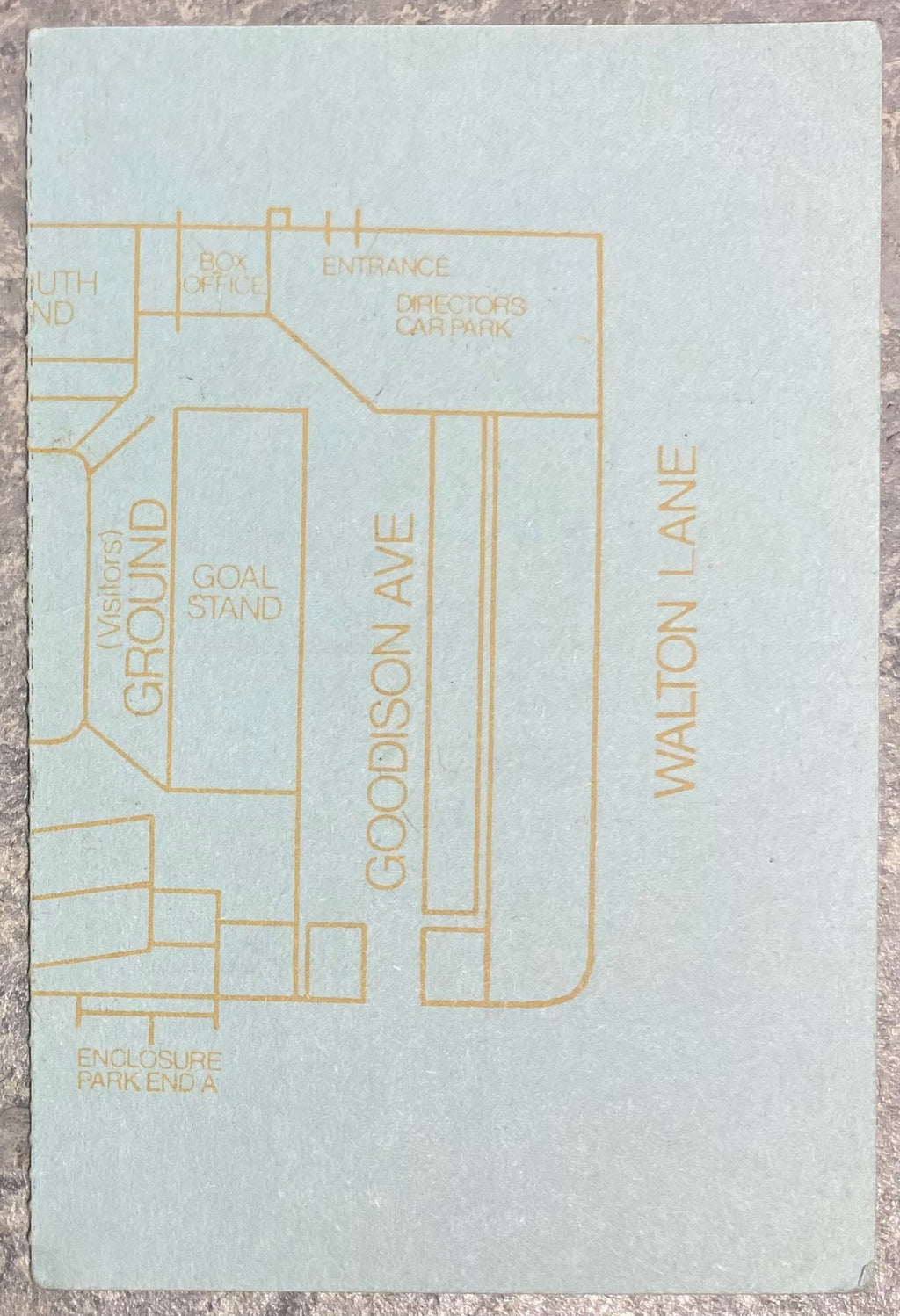 1976/77 ORIGINAL DIVISION ONE TICKET EVERTON V LIVERPOOL