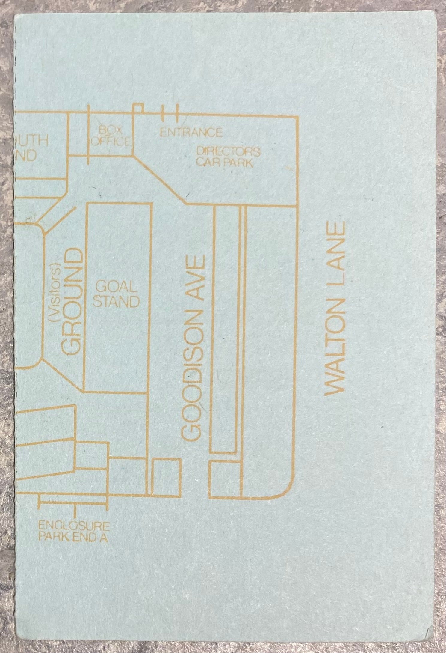 1976/77 ORIGINAL DIVISION ONE TICKET EVERTON V LIVERPOOL