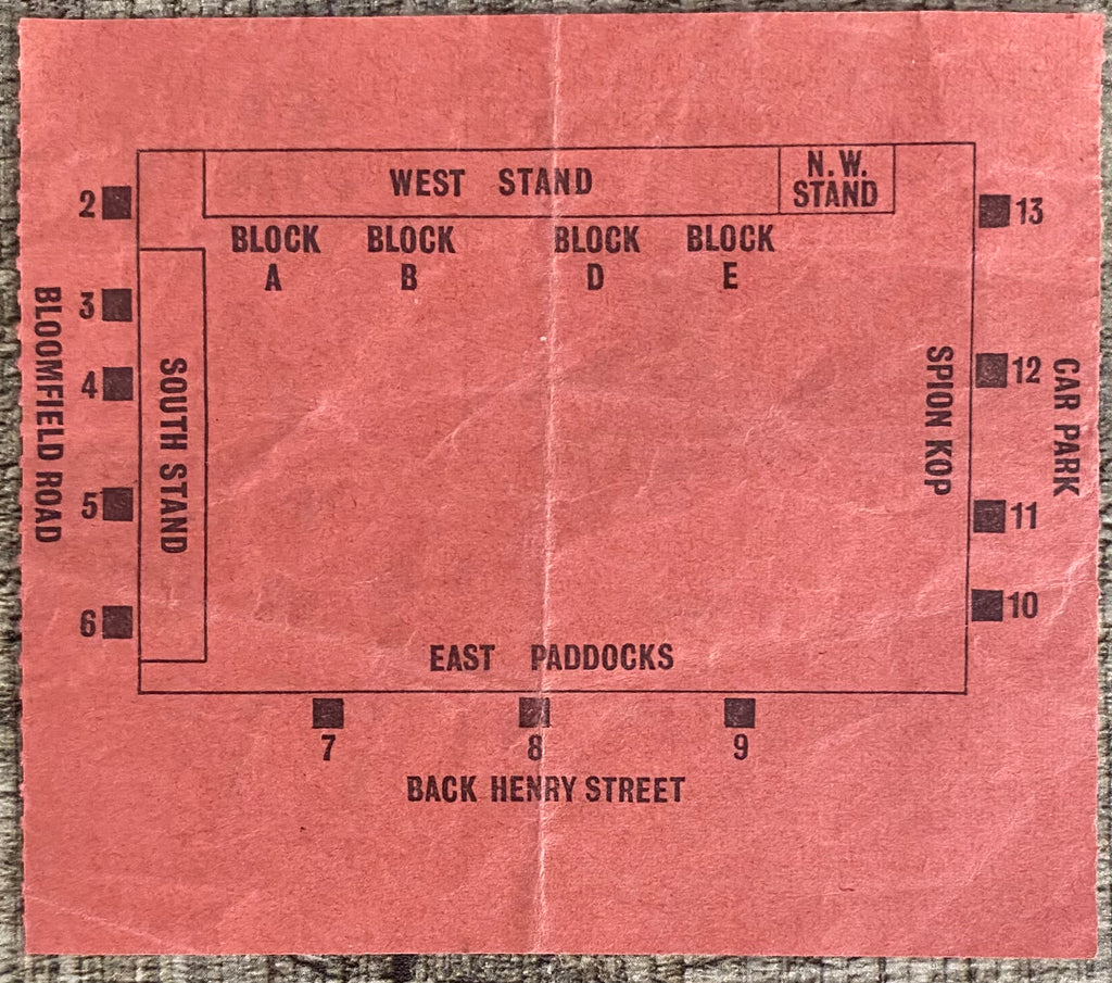 1974/75 ORIGINAL DIVISION 2 TICKET BLACKPOOL V YORK CITY