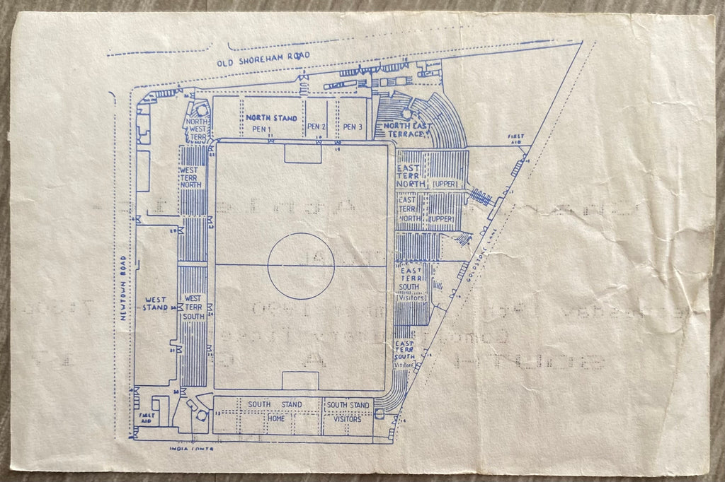 1990/91 ORIGINAL ZENITH DATA SYSTEMS CUP 2ND ROUND TICKET BRIGHTON AND HOVE ALBION V CHARLTON ATHLETIC