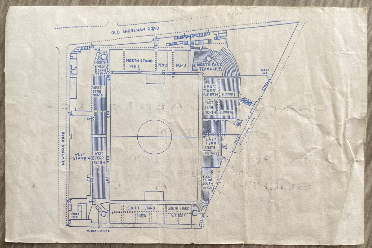 1990/91 ORIGINAL ZENITH DATA SYSTEMS CUP 2ND ROUND TICKET BRIGHTON AND HOVE ALBION V CHARLTON ATHLETIC