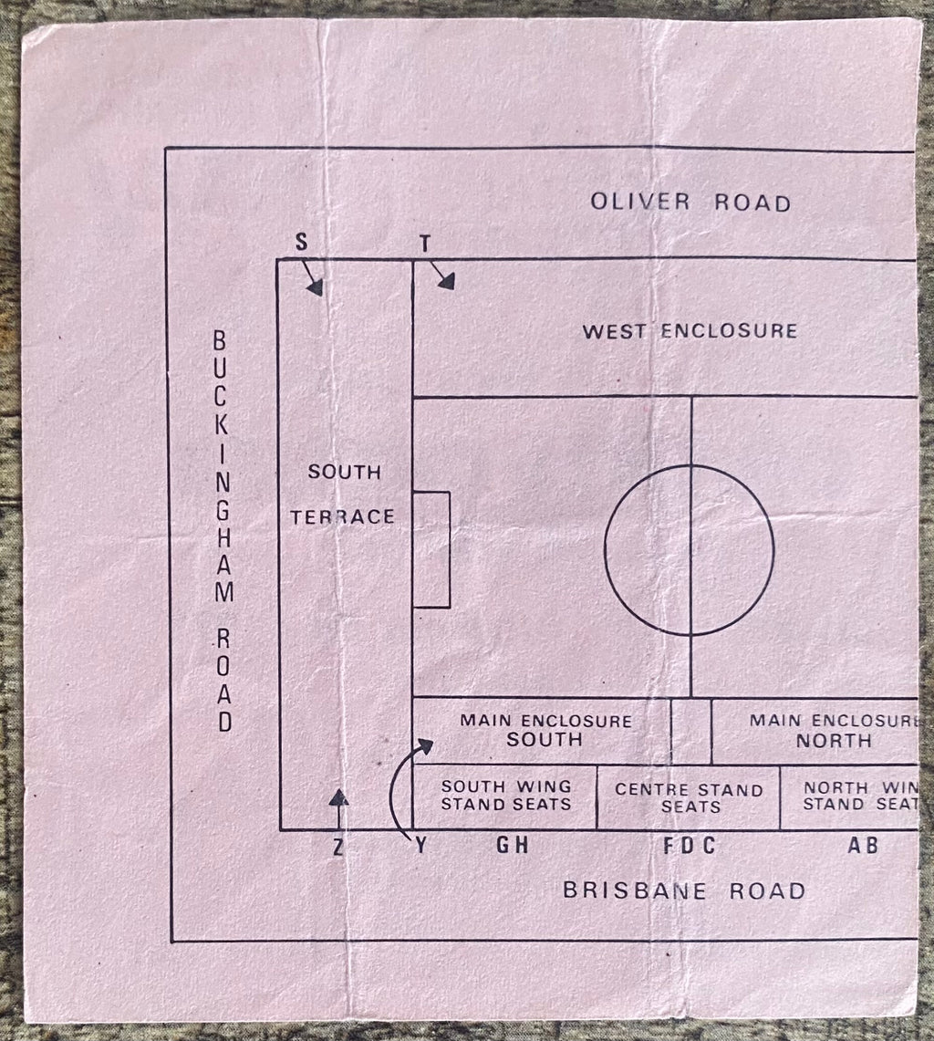 1977/78 ORIGINAL FA CUP 5TH ROUND TICKET ORIENT V CHELSEA