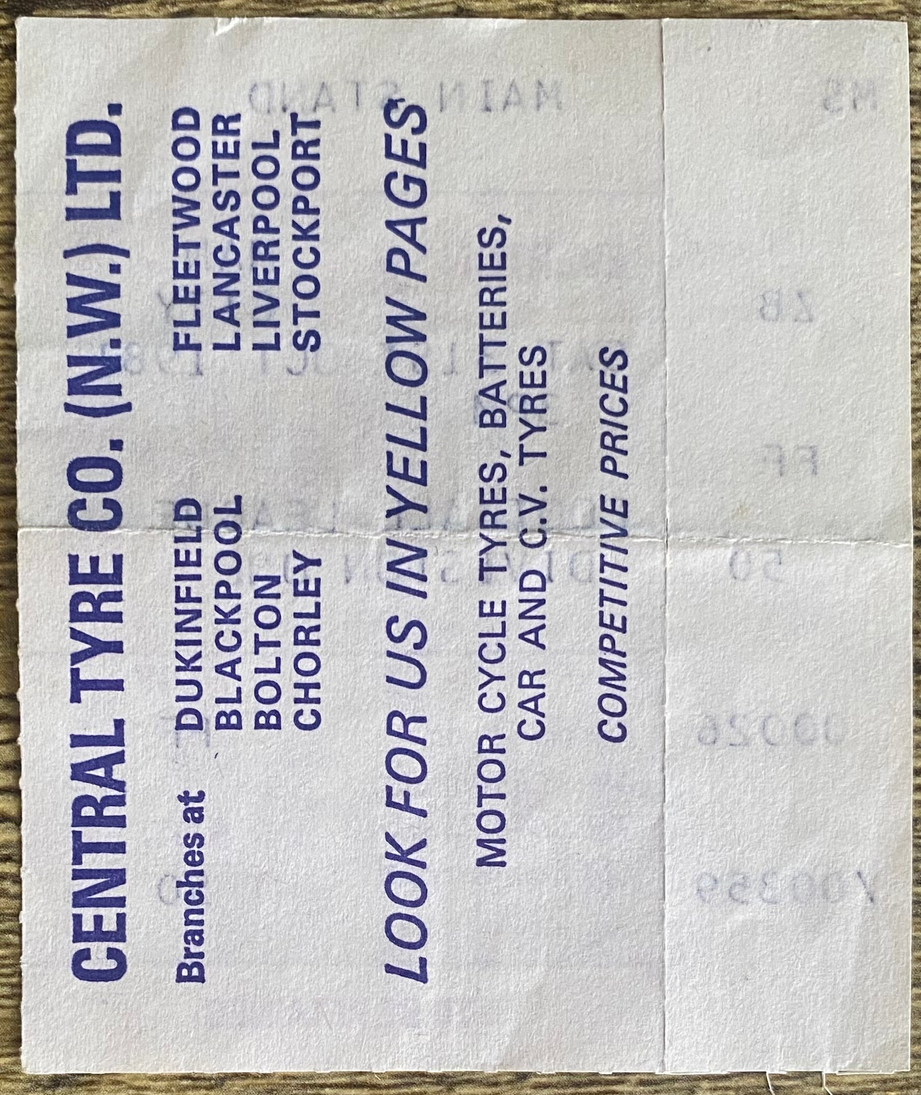 1981/82 ORIGINAL DIVISION ONE TICKET EVERTON V MANCHESTER CITY