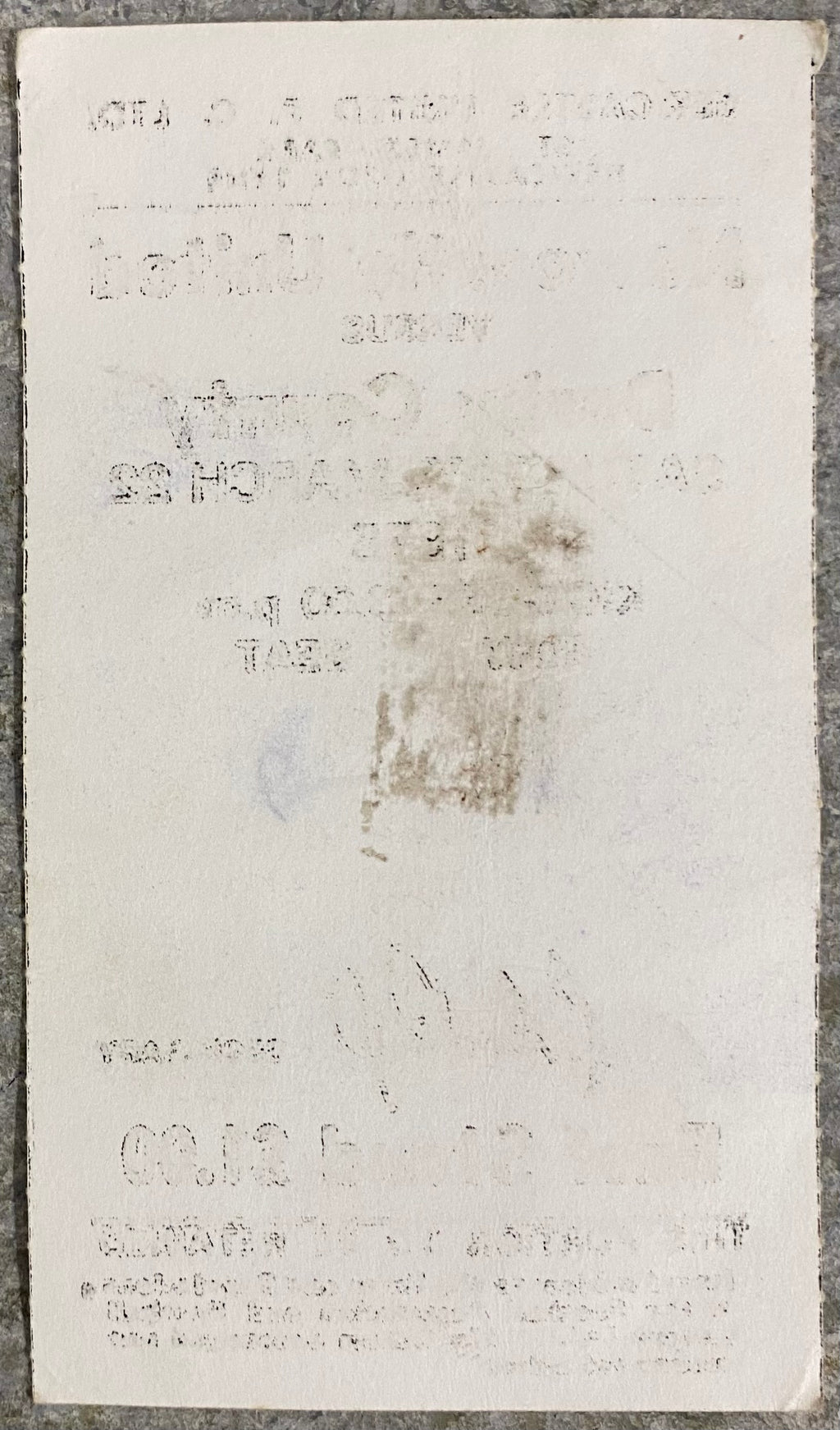1974/75 ORIGINAL DIVISION 1 TICKET NEWCASTLE UNITED V DERBY COUNTY