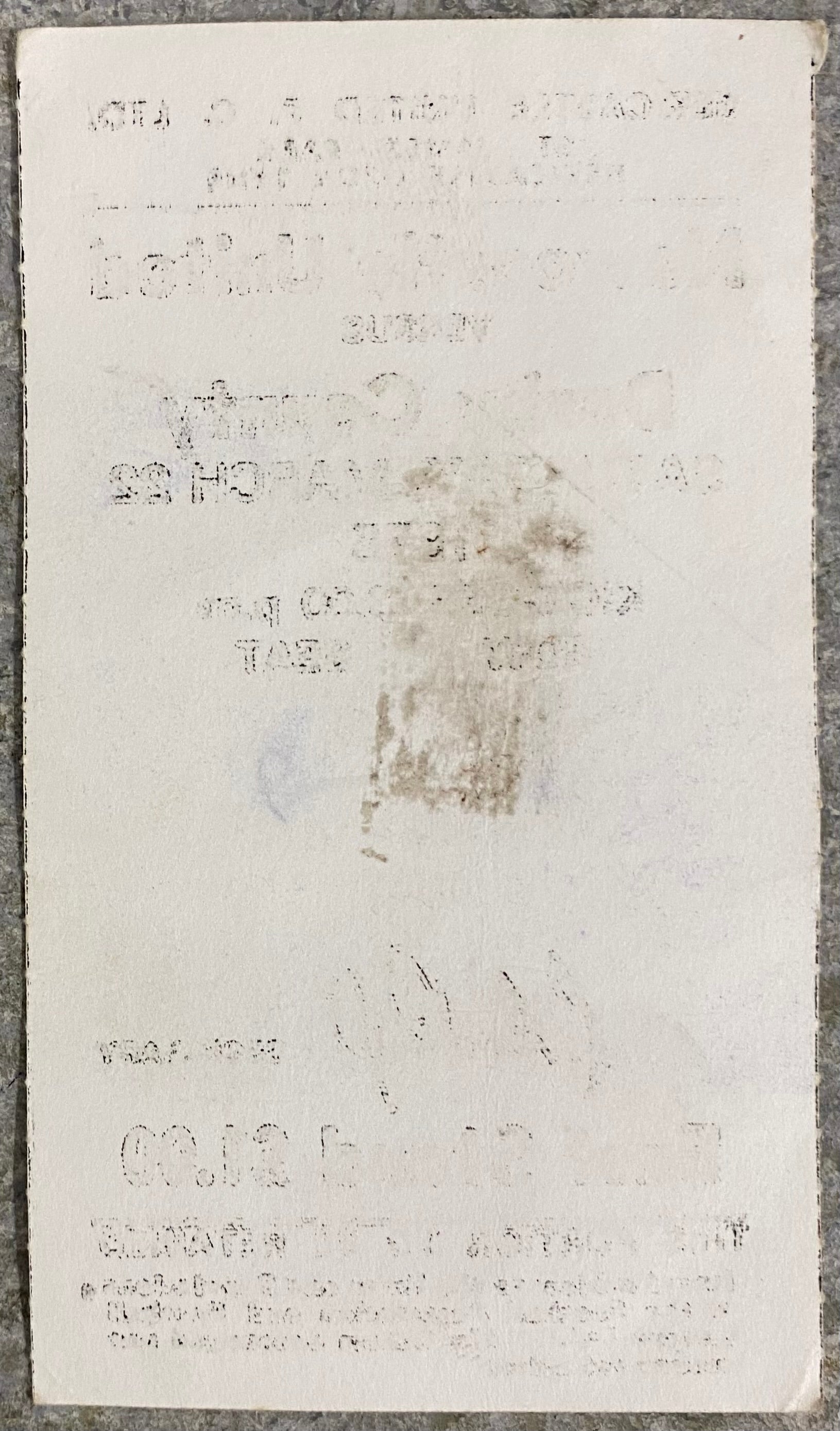 1974/75 ORIGINAL DIVISION 1 TICKET NEWCASTLE UNITED V DERBY COUNTY