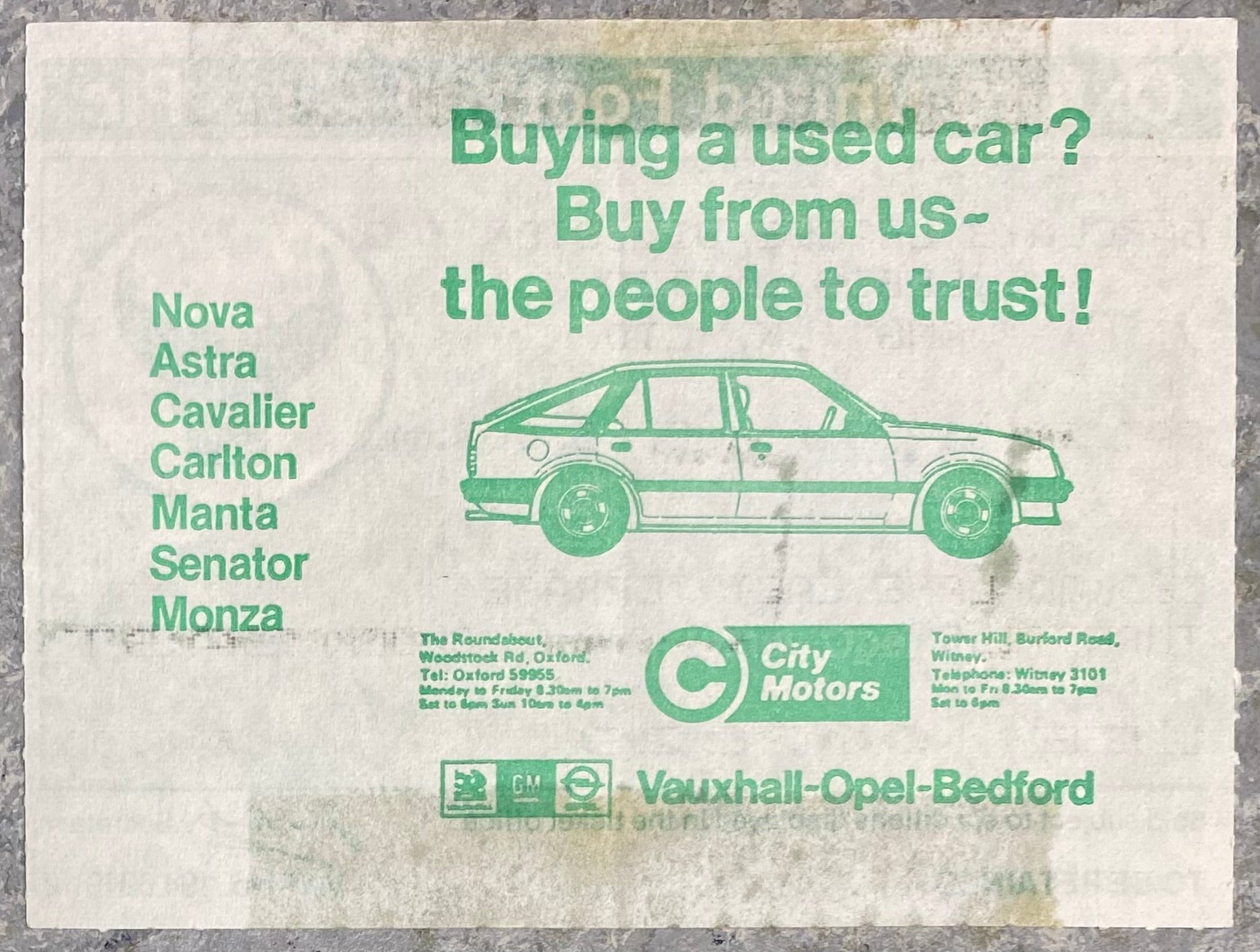 1988/89 ORIGINAL DIVISION TWO TICKET OXFORD UNITED V LEEDS UNITED