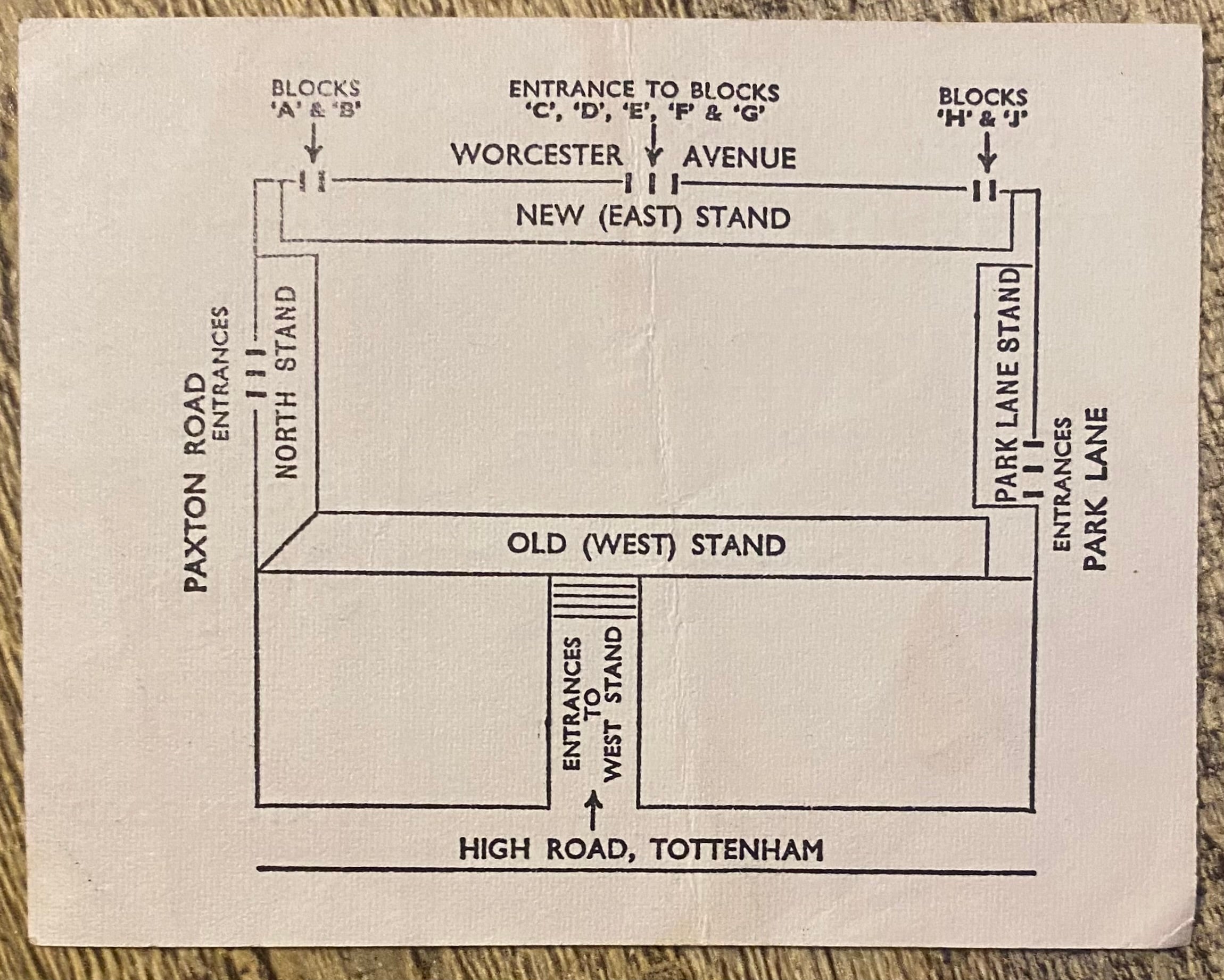 1972/73 ORIGINAL DIVISION ONE TICKET TOTTENHAM HOTSPUR V LIVERPOOL