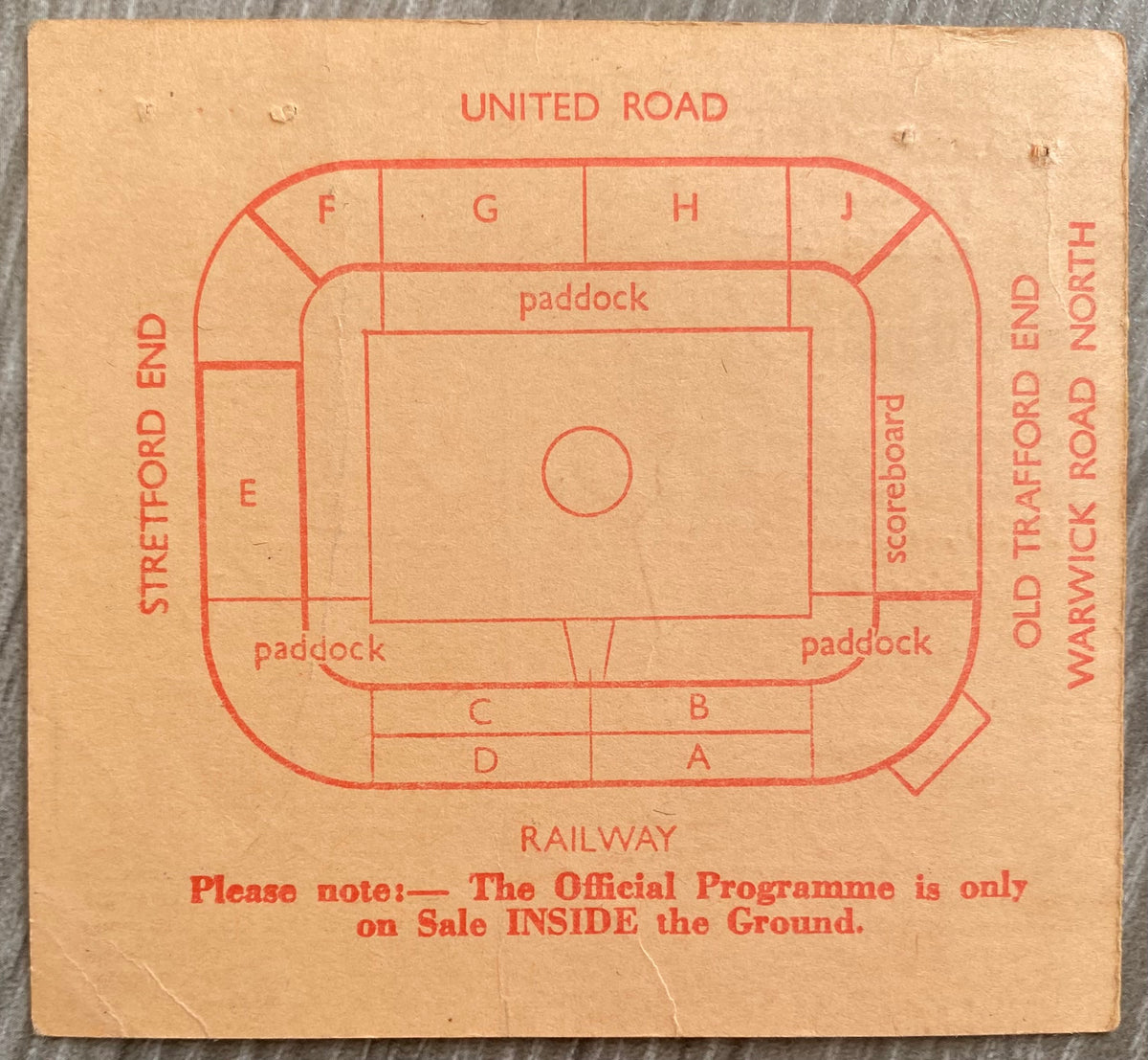 1970 ORIGINAL FA CUP FINAL REPLAY TICKET CHELSEA V LEEDS UNITED @ OLD TRAFFORD
