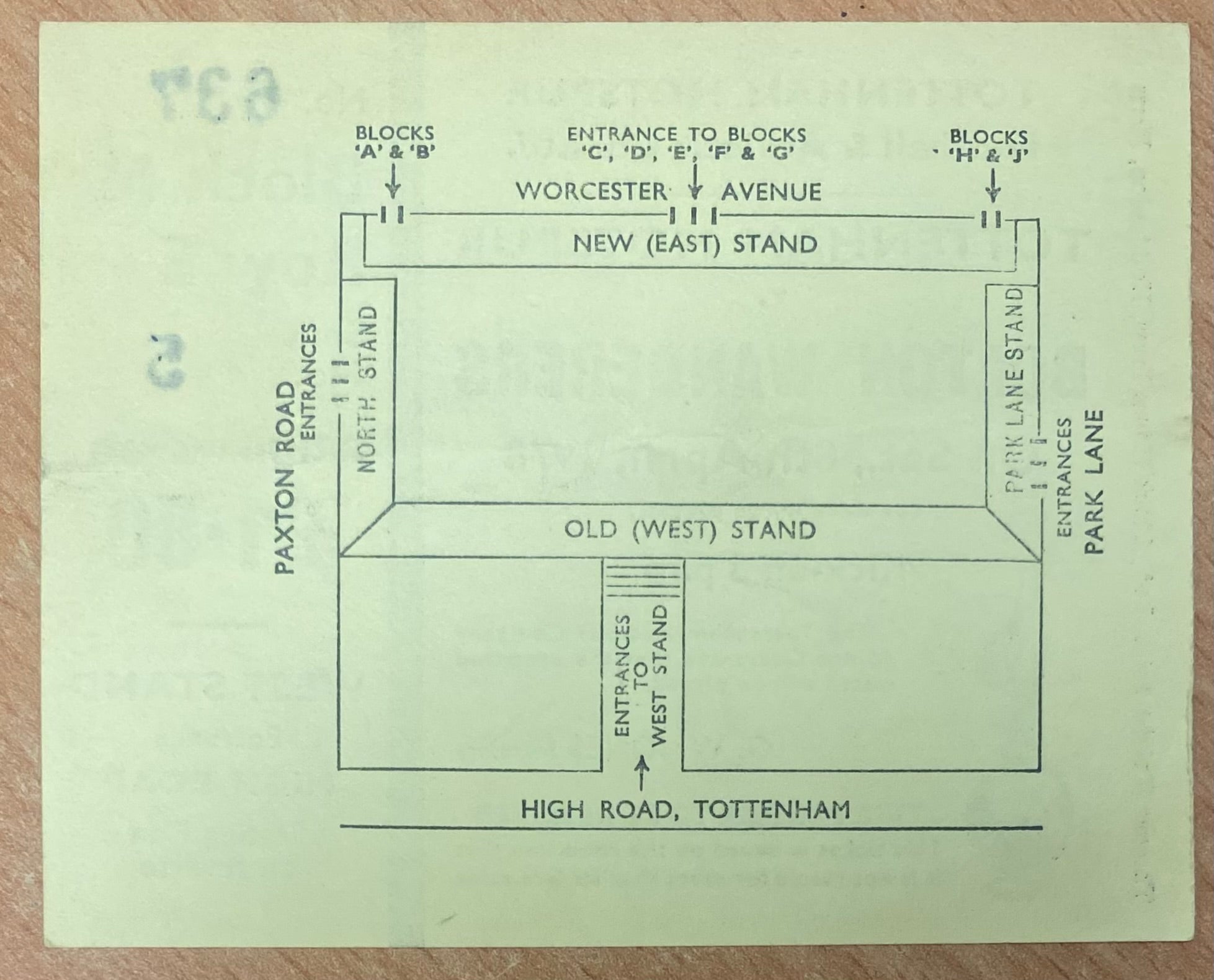 1977/78 ORIGINAL DIVISION TWO TICKET TOTTENHAM HOTSPUR V BOLTON WANDERERS