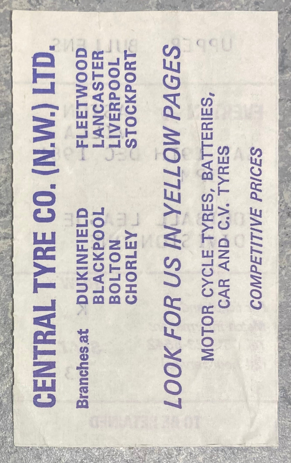 1981/82 ORIGINAL DIVISION ONE TICKET EVERTON V ASTON VILLA