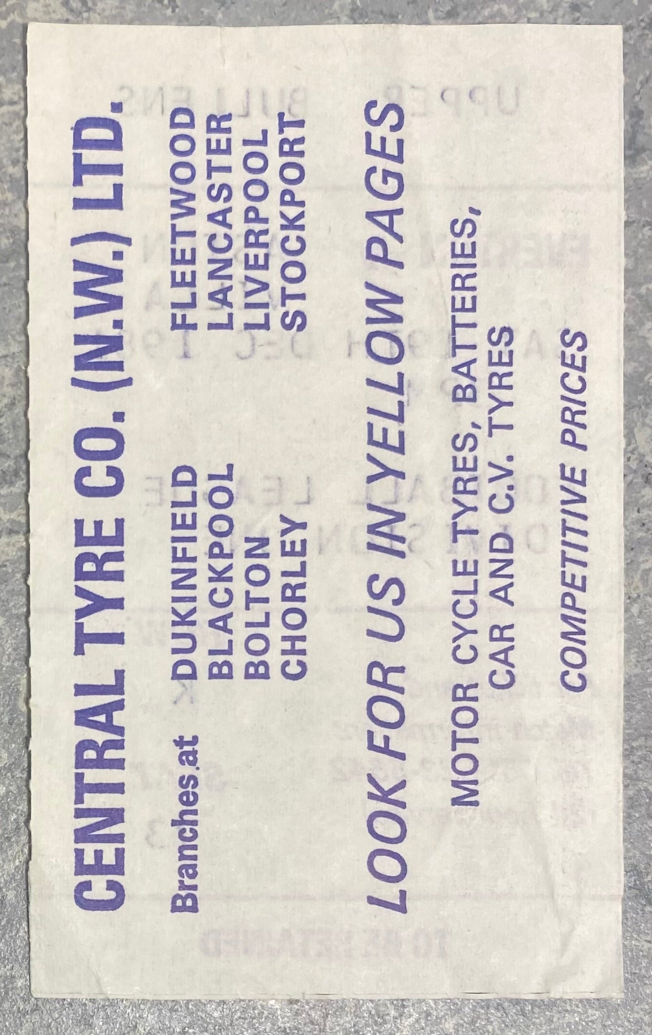 1981/82 ORIGINAL DIVISION ONE TICKET EVERTON V ASTON VILLA