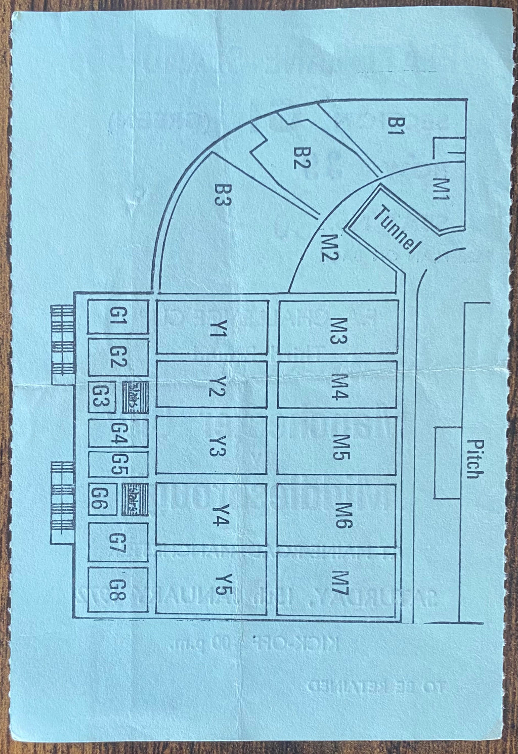 1971/72 ORIGINAL FA CUP 3RD ROUND TICKET MANCHESTER CITY V MIDDLESBROUGH