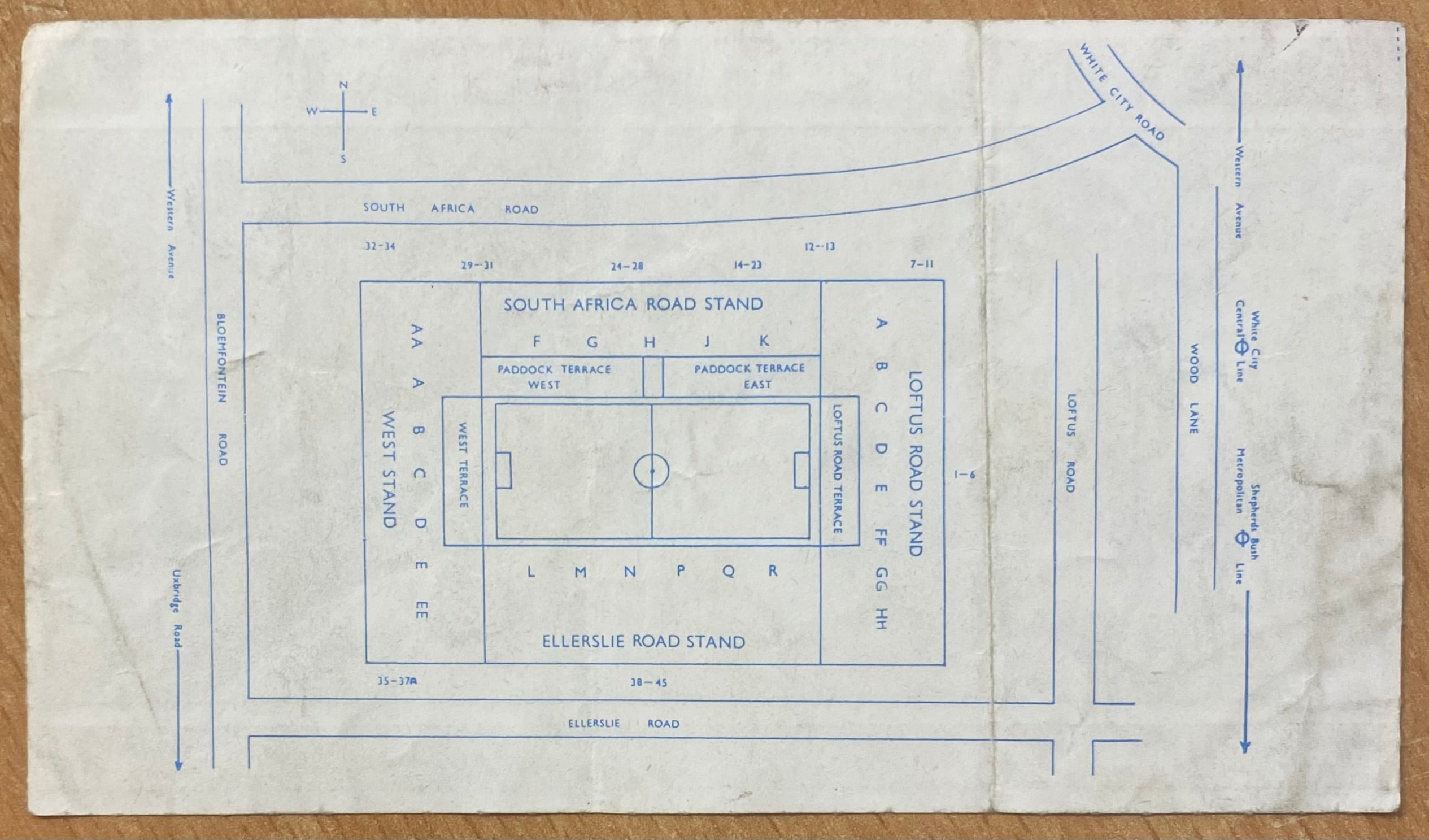 1988/89 ORIGINAL DIVISION ONE TICKET QUEENS PARK RANGERS V ARSENAL