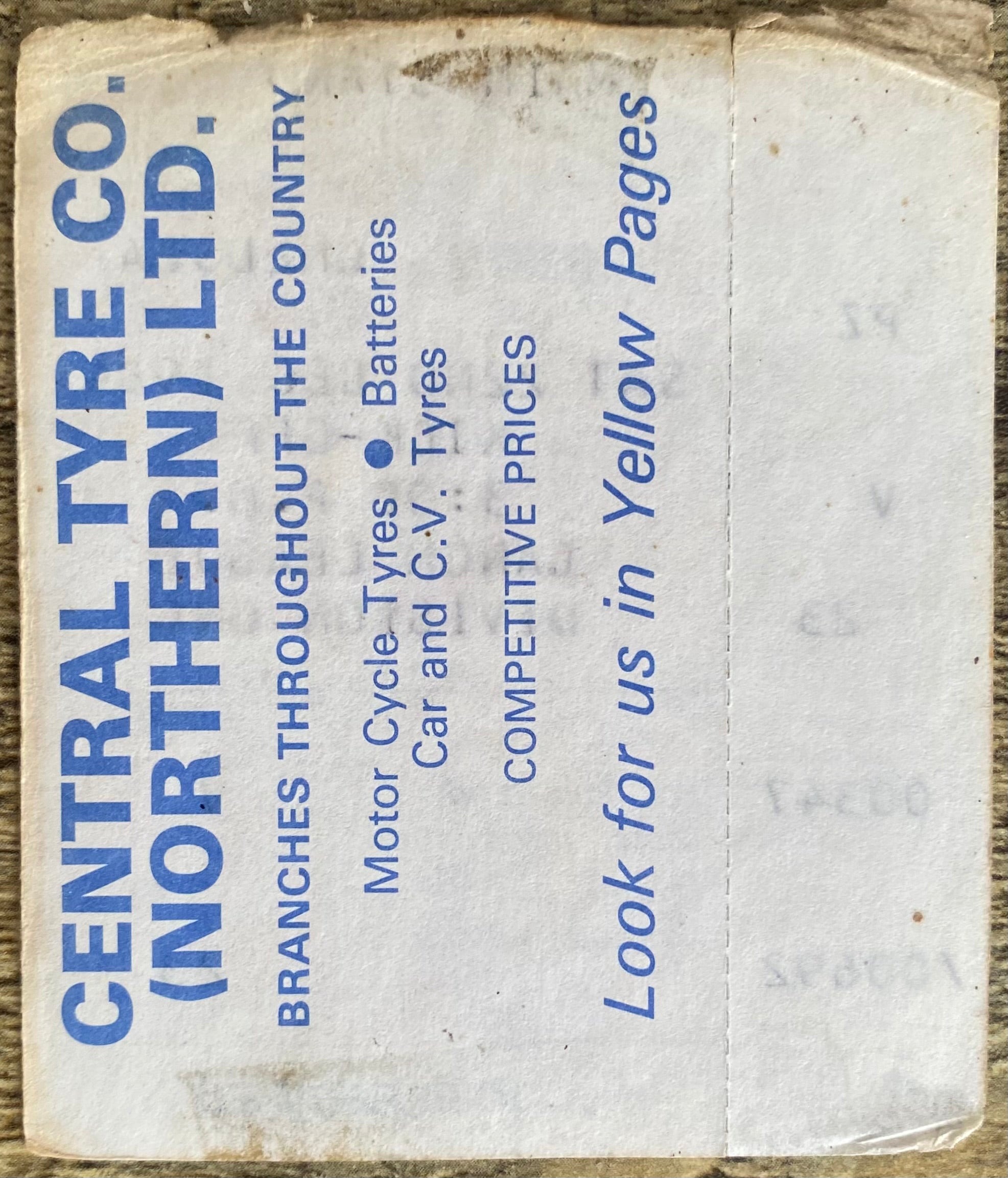 1984/85 ORIGINAL DIVISION ONE TICKET EVERTON V CHELSEA