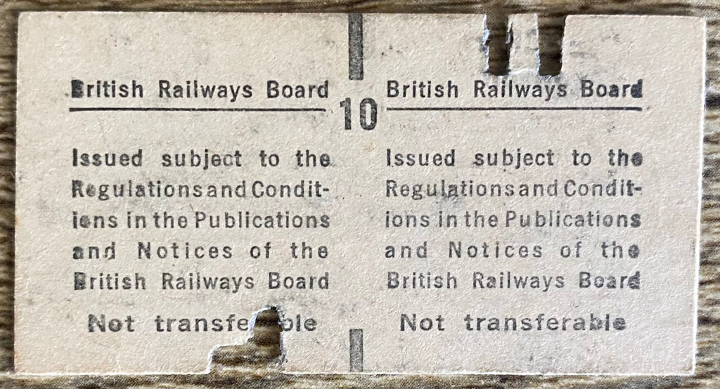 1980 ORIGINAL FOOTBALL SPECIAL BRITISH RAIL TRAIN TICKET BRIGHTON AND HOVE ALBION TRAVELLING TO LIVERPOOL