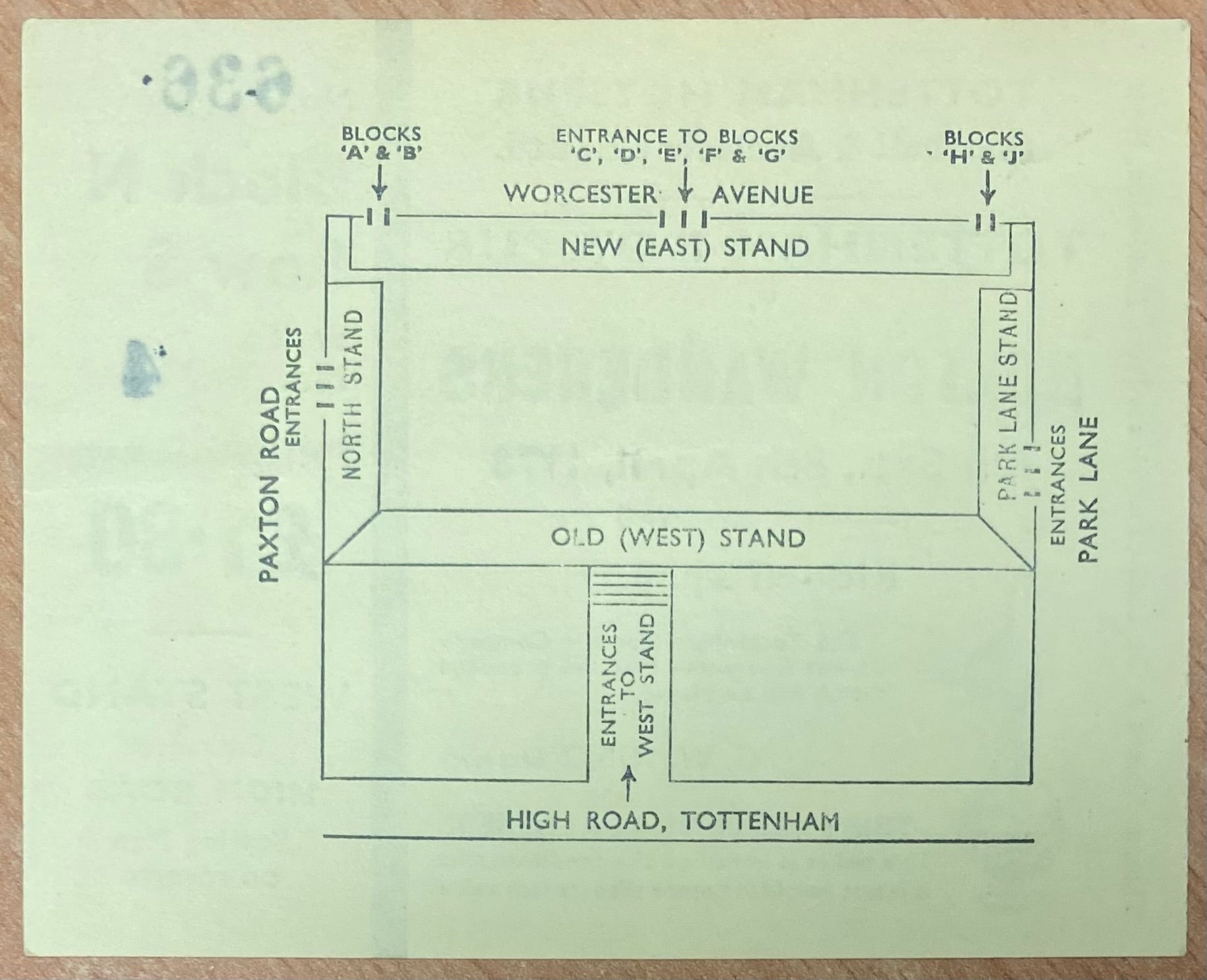 1977/78 ORIGINAL DIVISION TWO TICKET TOTTENHAM HOTSPUR V BOLTON WANDERERS