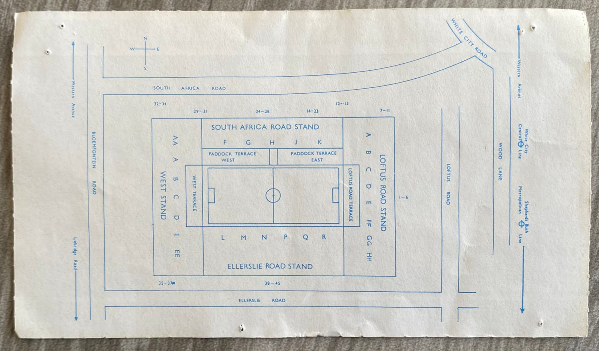 1988/89 ORIGINAL DIVISION ONE TICKET QUEENS PARK RANGERS V CHARLTON ATHLETIC
