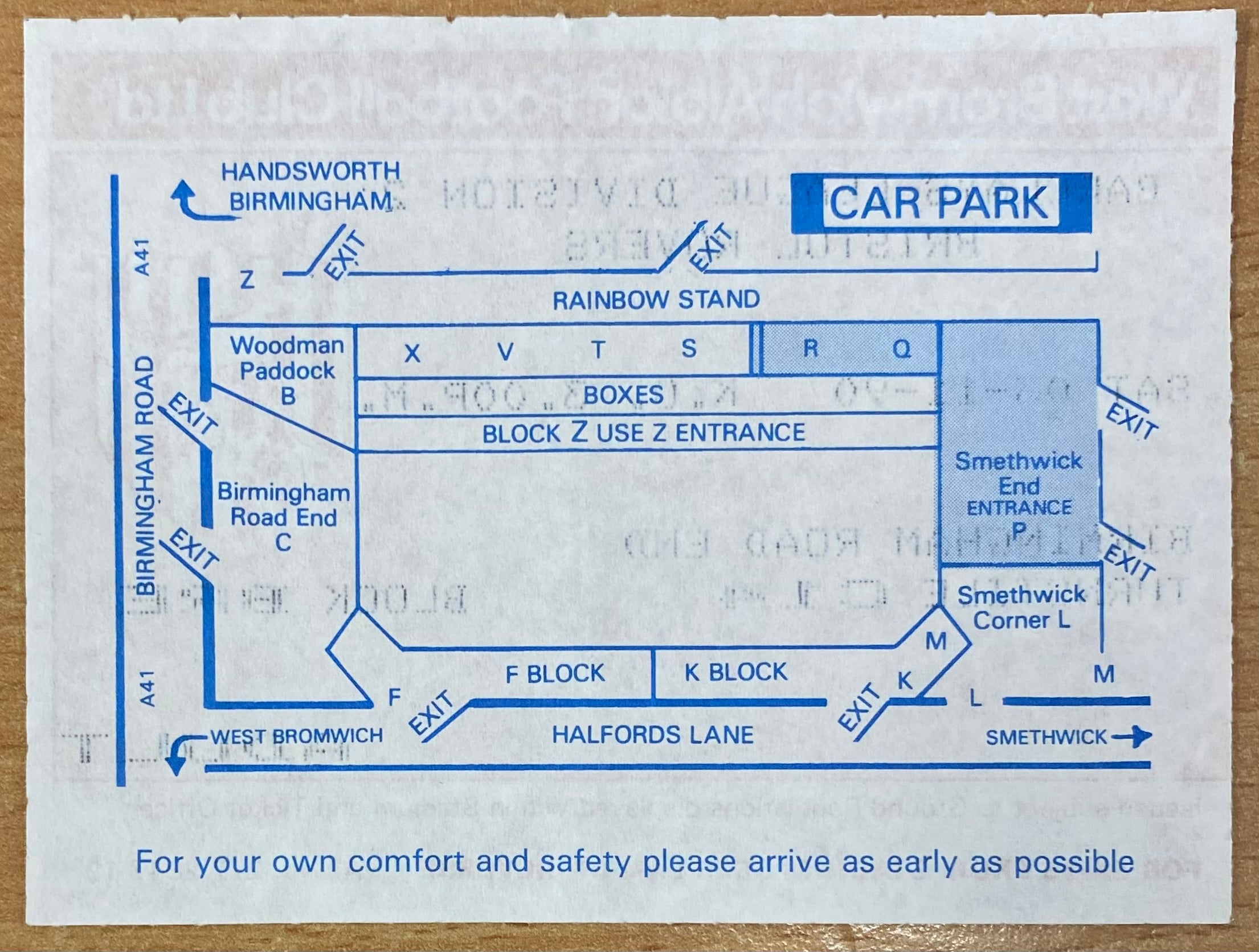 1990/91 ORIGINAL DIVISION 2 TICKET WEST BROMWICH ALBION V BRISTOL ROVERS