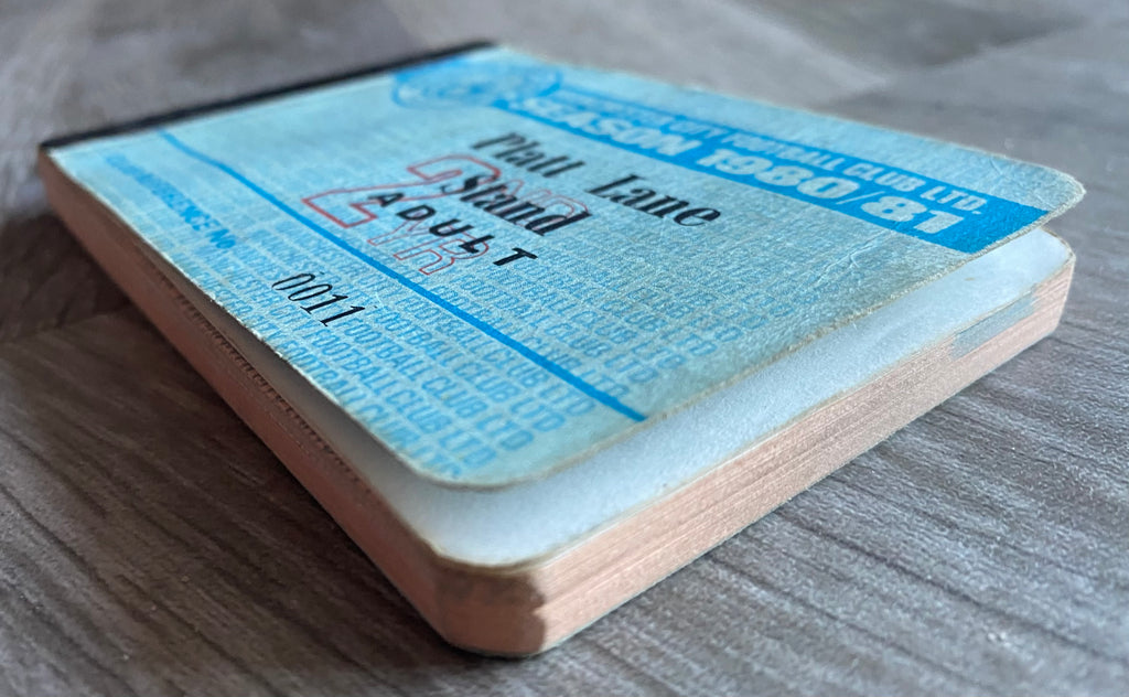1980/81 MANCHESTER CITY ORIGINAL SEASON TICKET