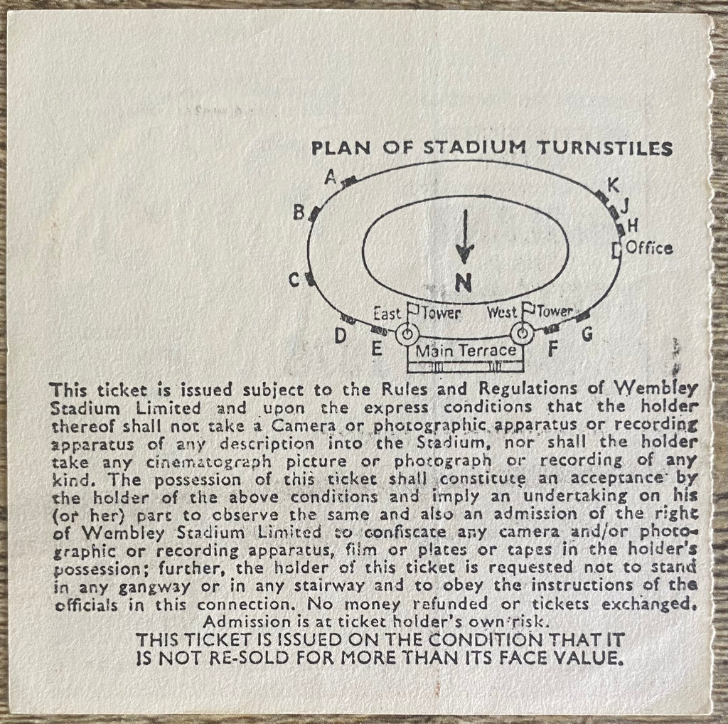 1979 ORIGINAL BRITISH HOME INTERNATIONAL CHAMPIONSHIPS TICKET ENGLAND V SCOTLAND
