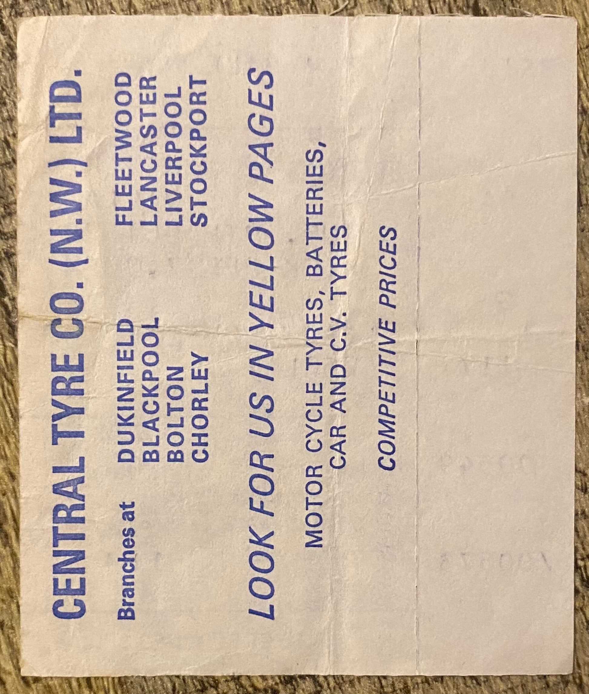 1979/80 ORIGINAL LEAGUE CUP 3RD ROUND REPLAY TICKET EVERTON V ASTON VILLA