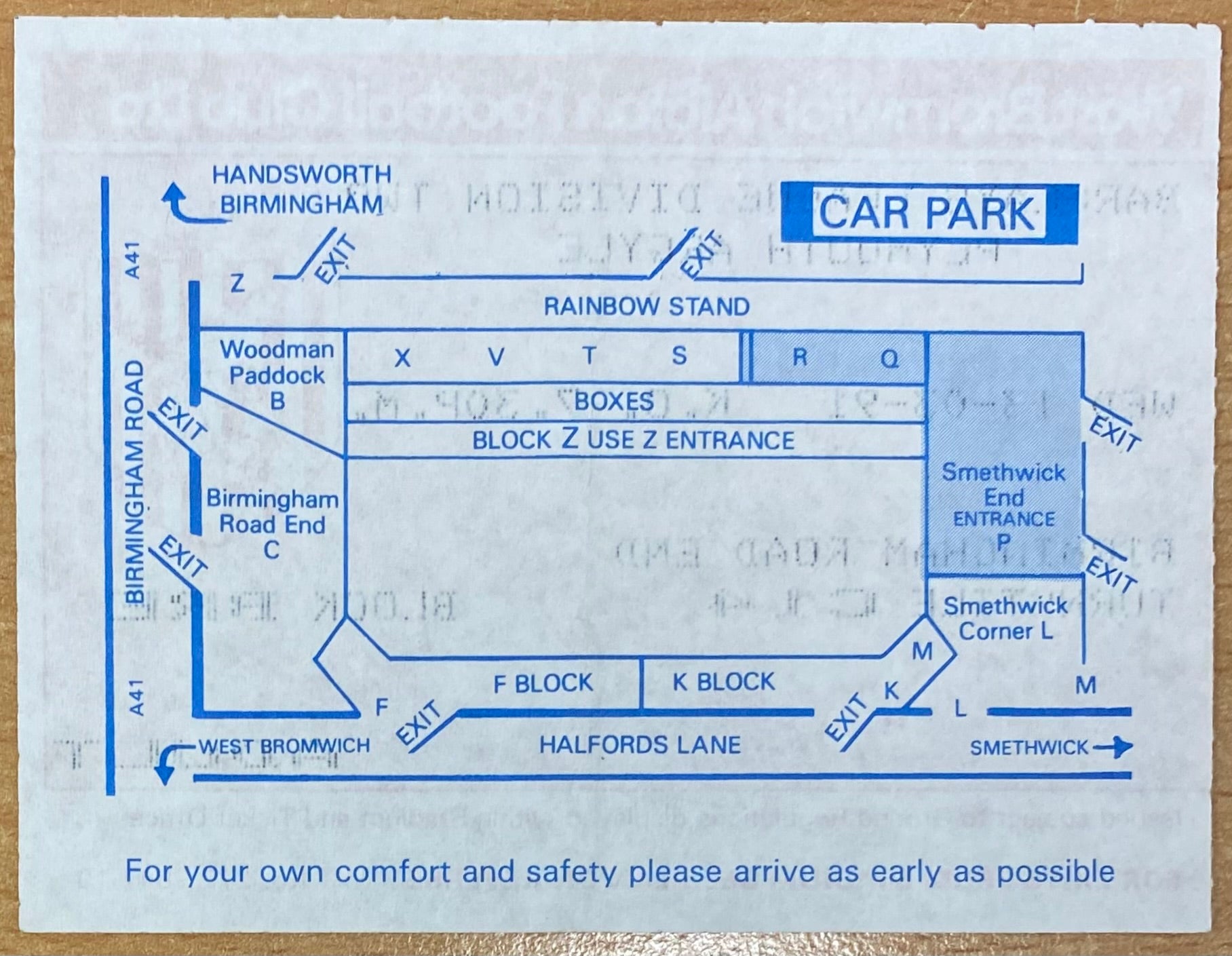 1990/91 ORIGINAL DIVISION 2 TICKET WEST BROMWICH ALBION V PLYMOUTH ARGYLE