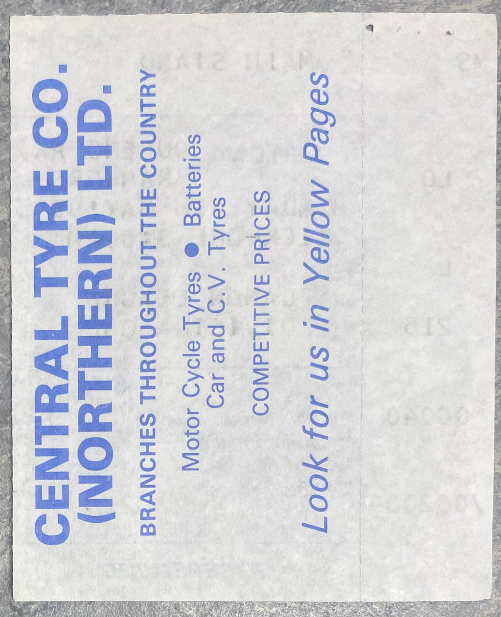 1984/85 ORIGINAL DIVISION ONE TICKET EVERTON V QUEENS PARK RANGERS