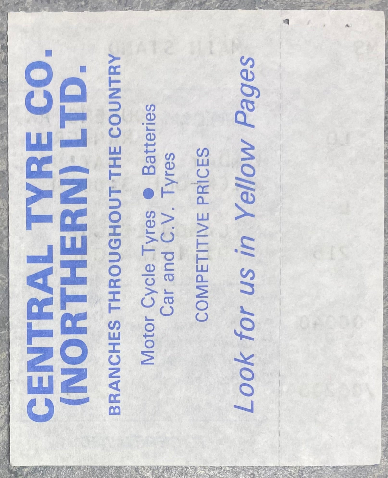 1984/85 ORIGINAL DIVISION ONE TICKET EVERTON V QUEENS PARK RANGERS