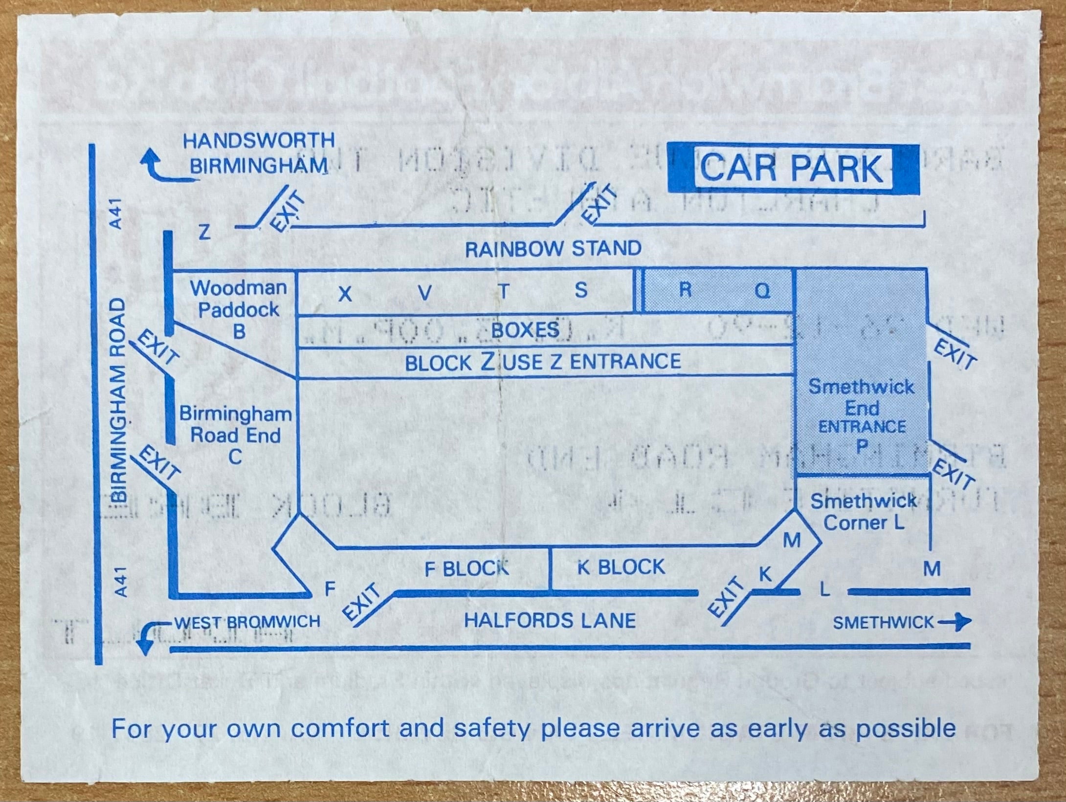 1990/91 ORIGINAL DIVISION 2 TICKET WEST BROMWICH ALBION V CHARLTON ATHLETIC