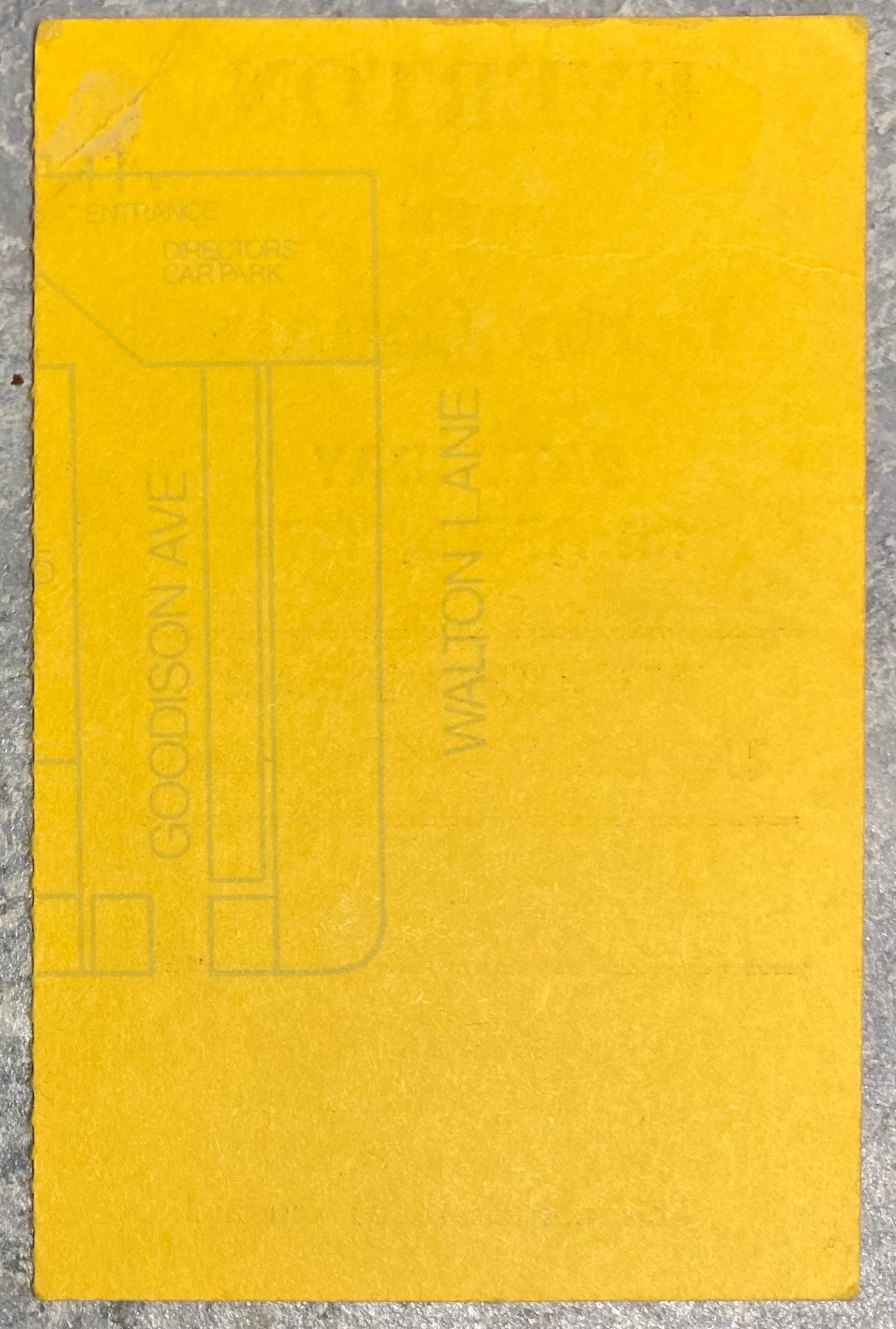 1977/78 ORIGINAL DIVISION ONE TICKET EVERTON V DERBY COUNTY