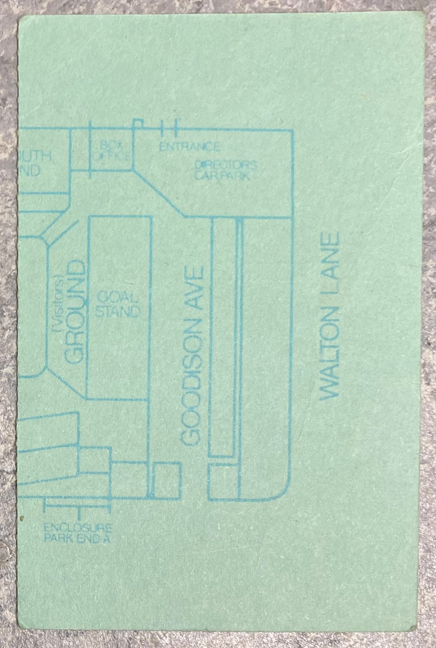 1977/78 ORIGINAL DIVISION ONE TICKET EVERTON V WEST HAM UNITED