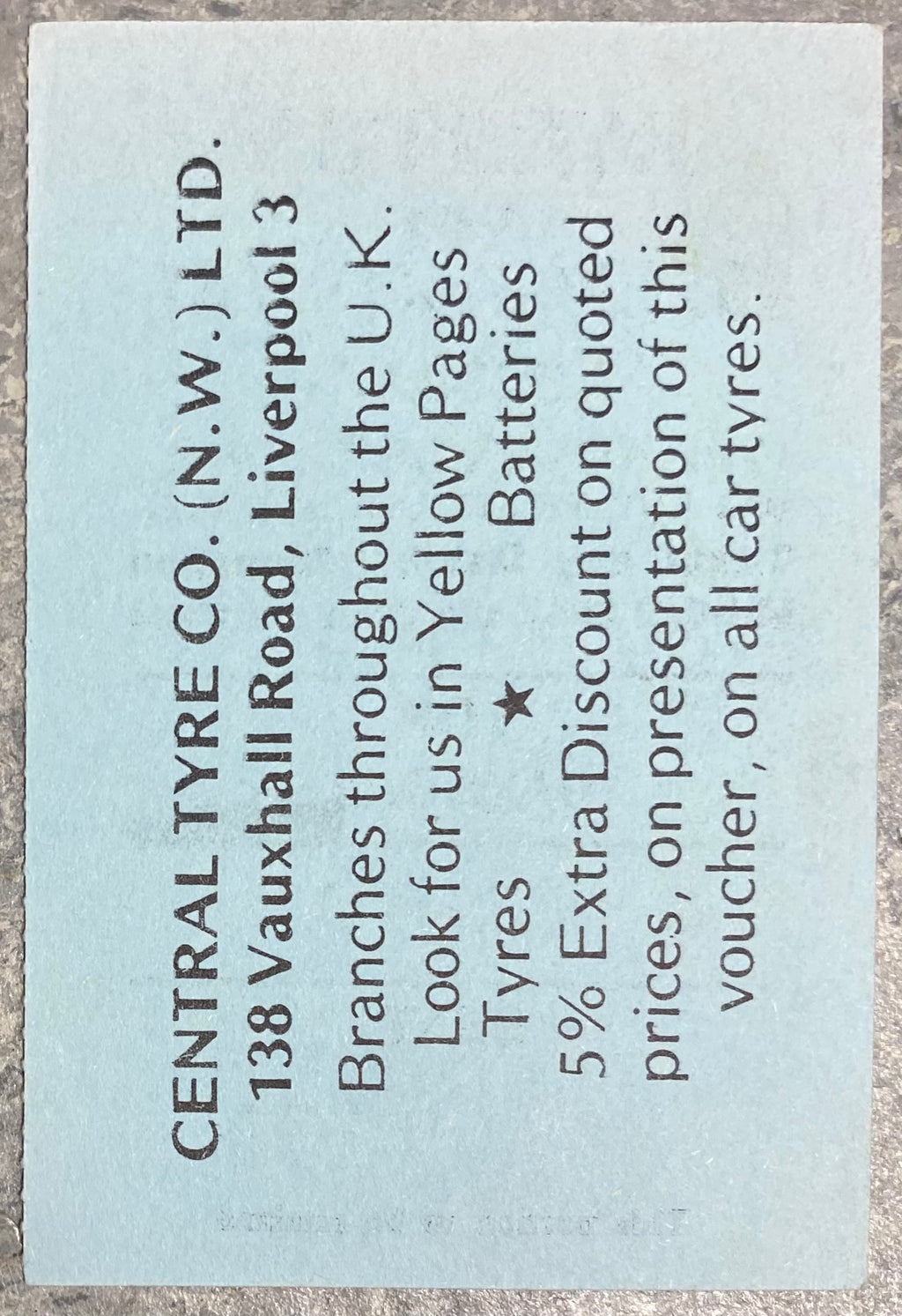 1978/79 ORIGINAL DIVISION ONE TICKET EVERTON V NOTTINGHAM FOREST
