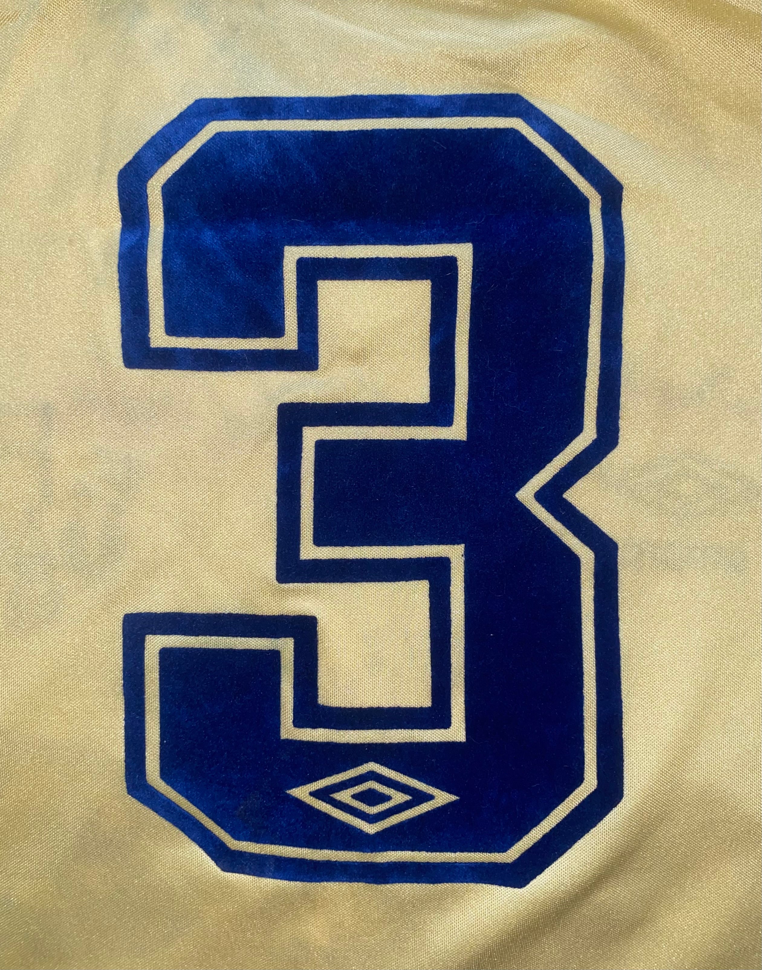 1986/87 EVERTON MATCH WORN AWAY SHIRT (VAN DEN HAUWE #3)