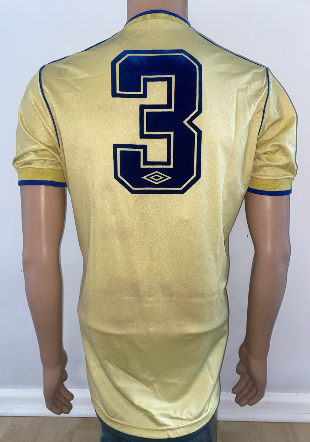 1986/87 EVERTON MATCH WORN AWAY SHIRT (VAN DEN HAUWE #3)