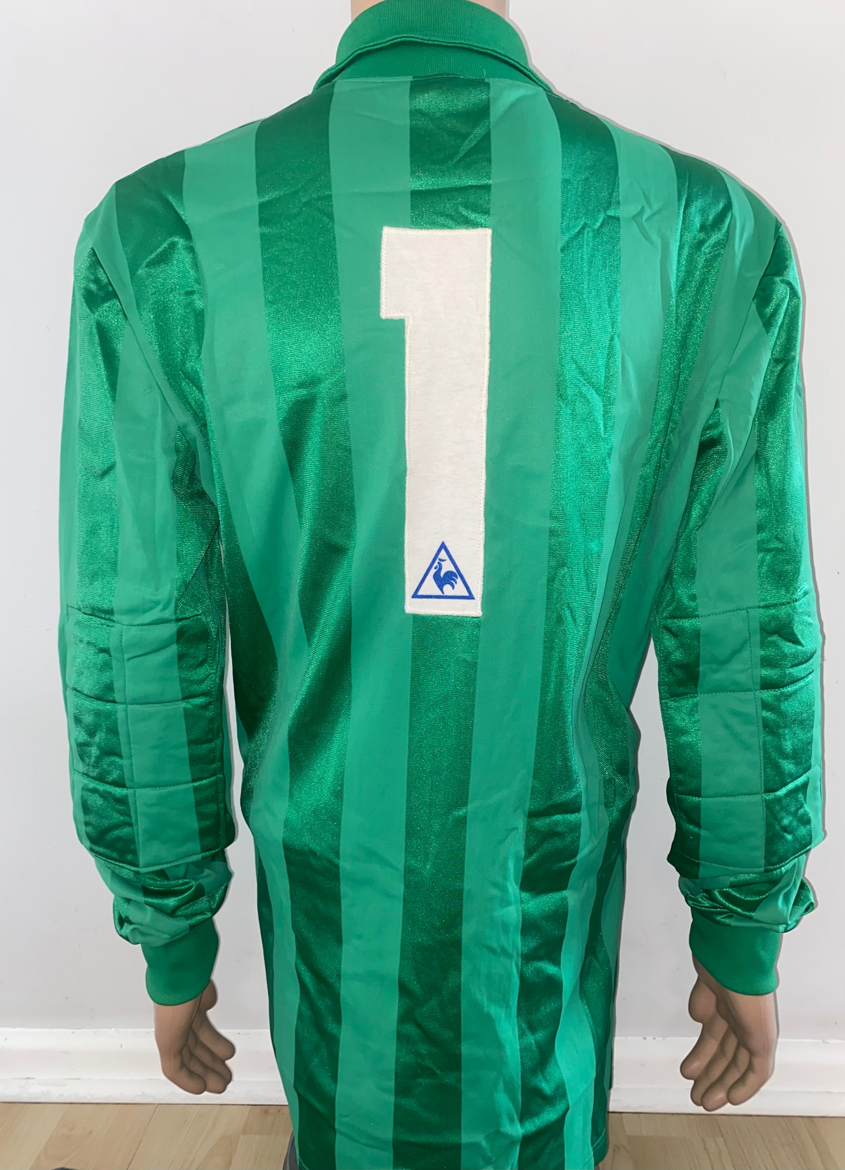 1986 FA CUP FINAL MATCH WORN GOALKEEPERS SHIRT WORN BY BOBBY MIMMS EVERTON v LIVERPOOL